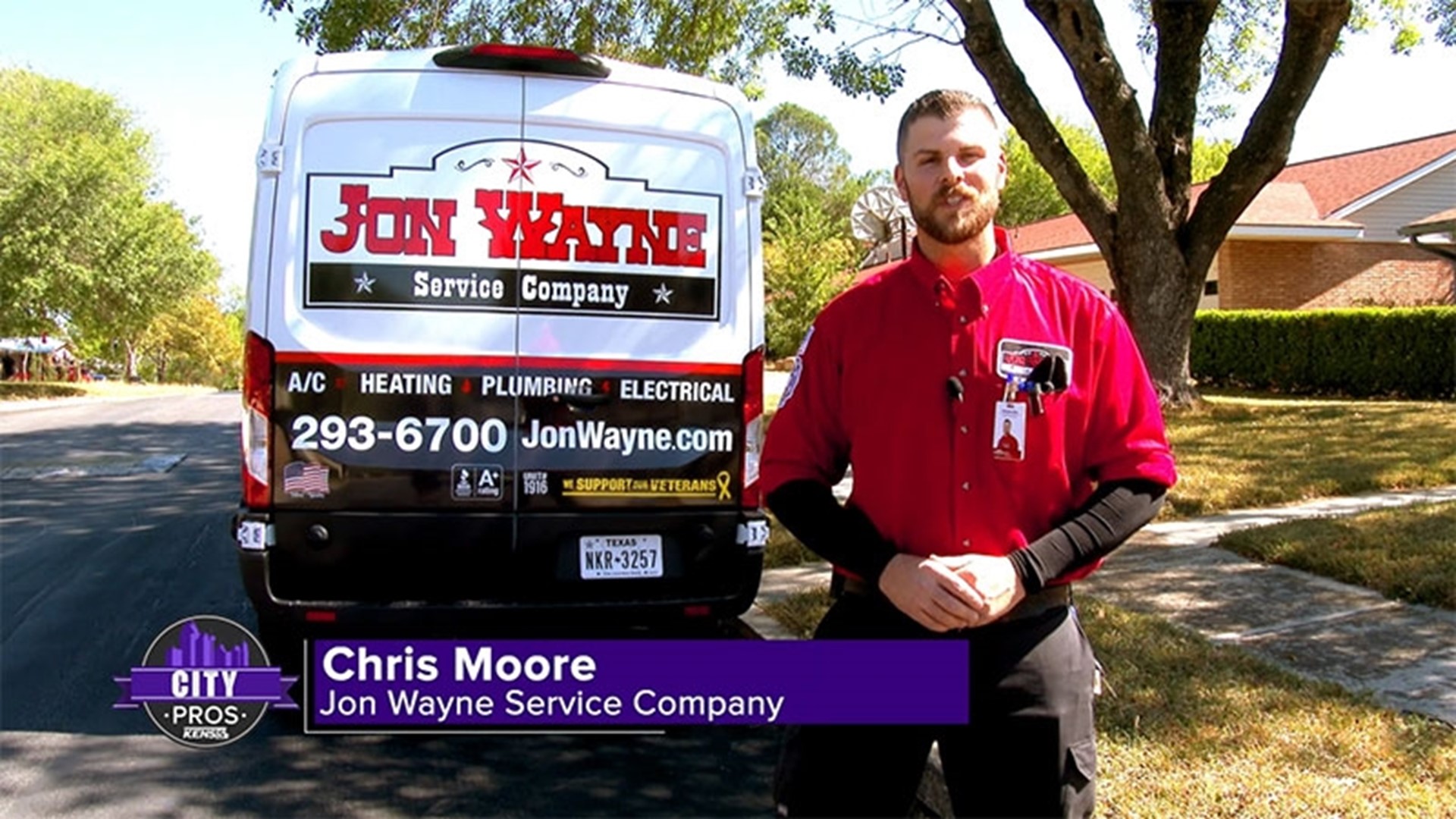 Jon Wayne can check your furnace before you really need the heating this winter.