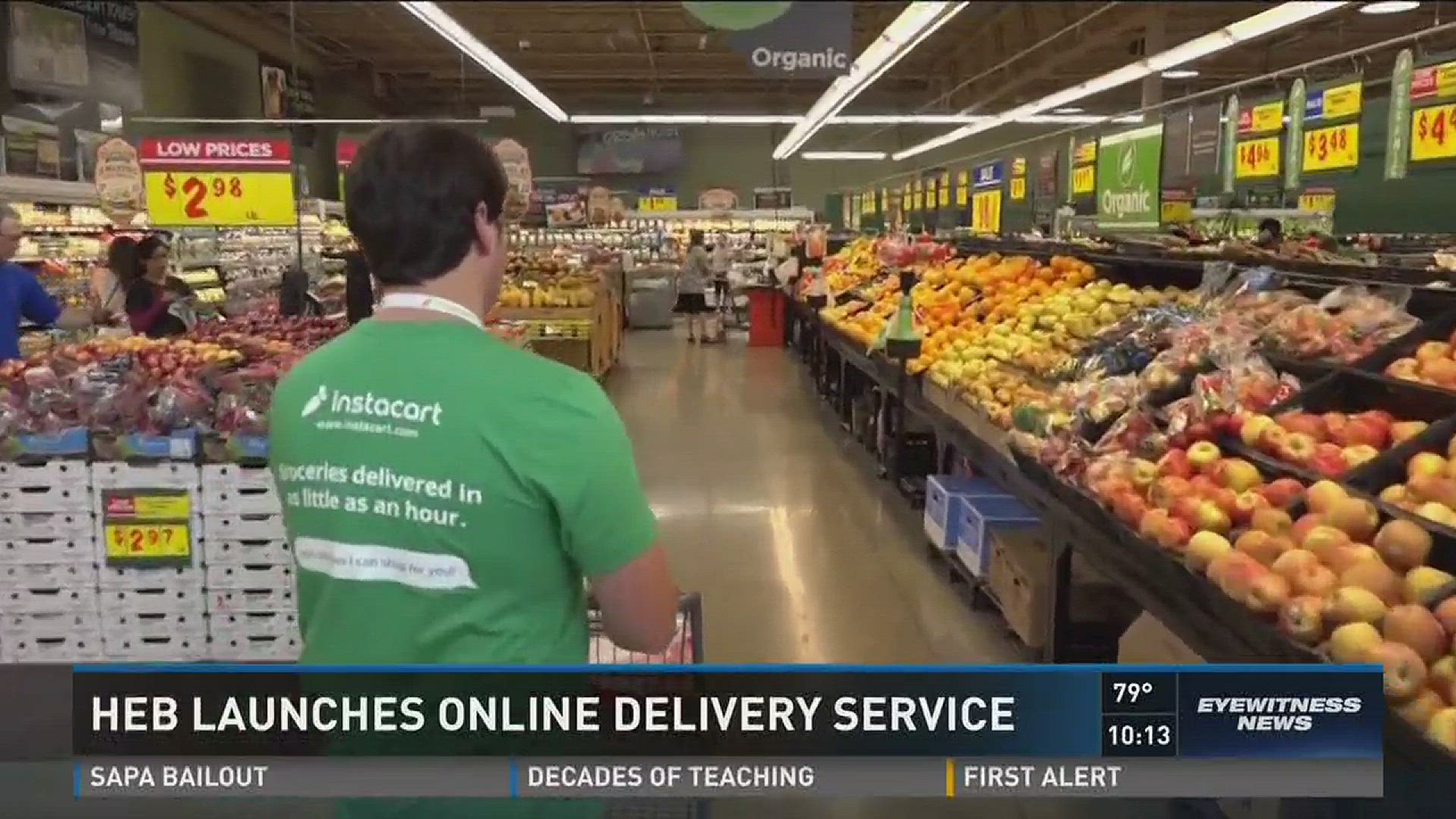 HEB launches online grocery delivery service