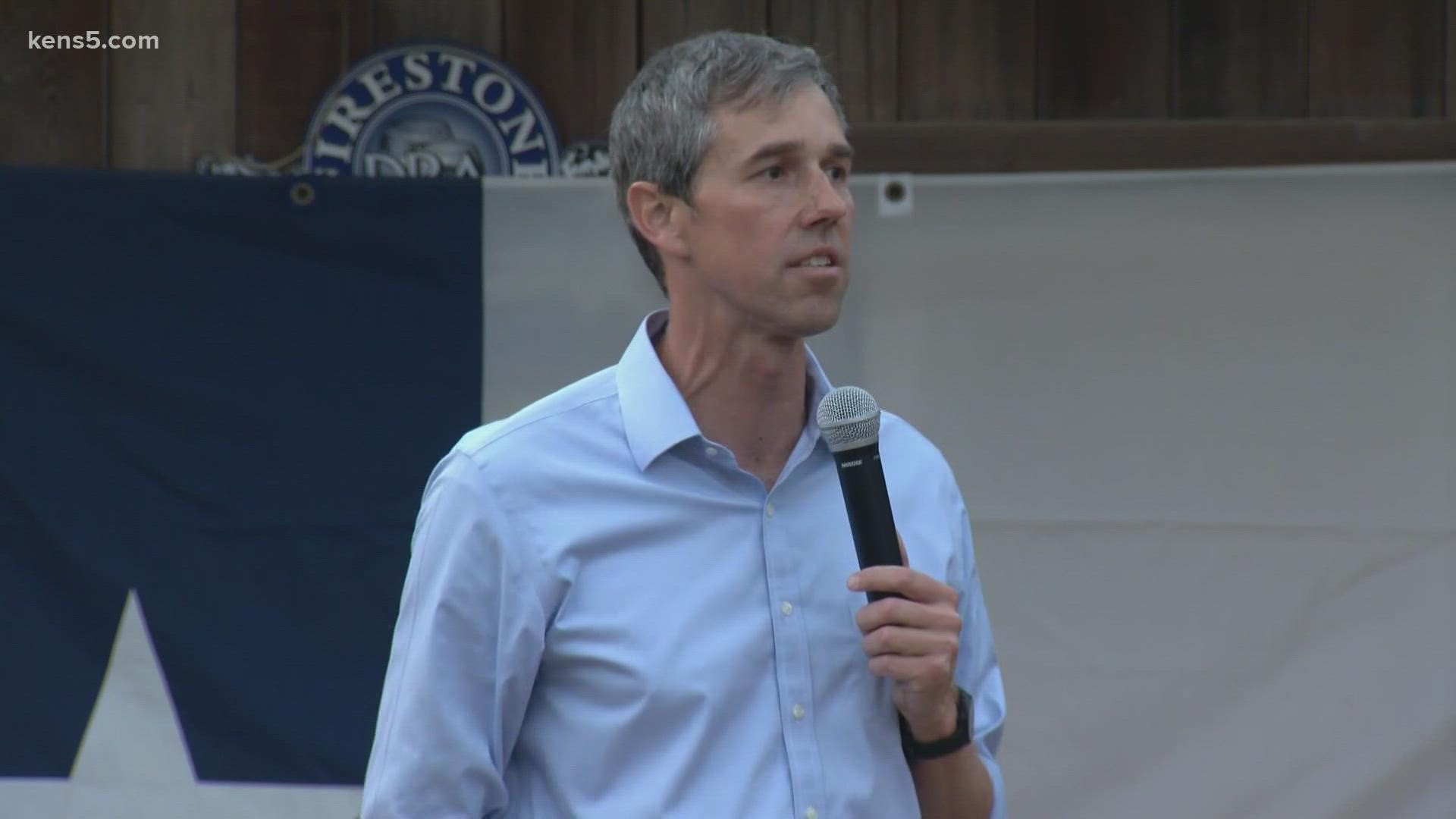 O'Rourke slammed the governor in San Antonio Wednesday, ahead of an anticipated cold front that could bring winter weather to the Alamo City.