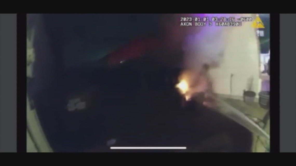 'You just have to be ready' | Elmendorf officers put out fireworks fire, saves home - Vimarsana News
