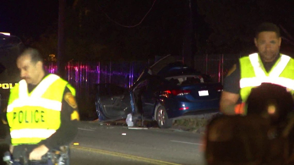 Suspected Driver Wraps Car Around Utility Pole Killing Passenger ...