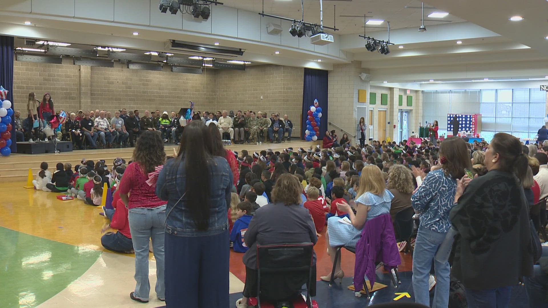 The students at Vineyard Ranch Elementary School celebrated the holiday in a unique way.