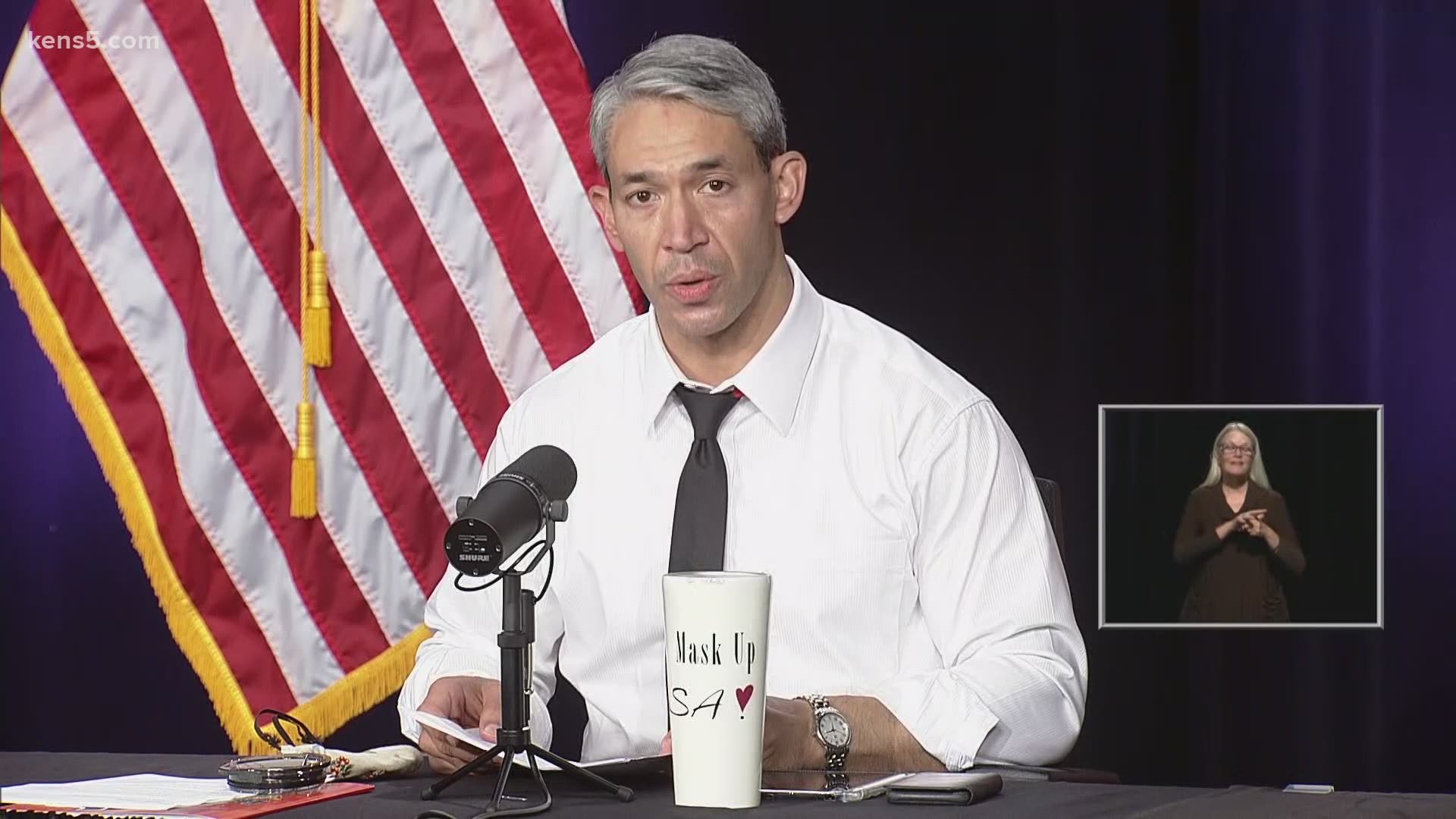 Mayor Ron Nirenberg reported 351 new coronavirus cases and two additional deaths. The total is now over 15,000.