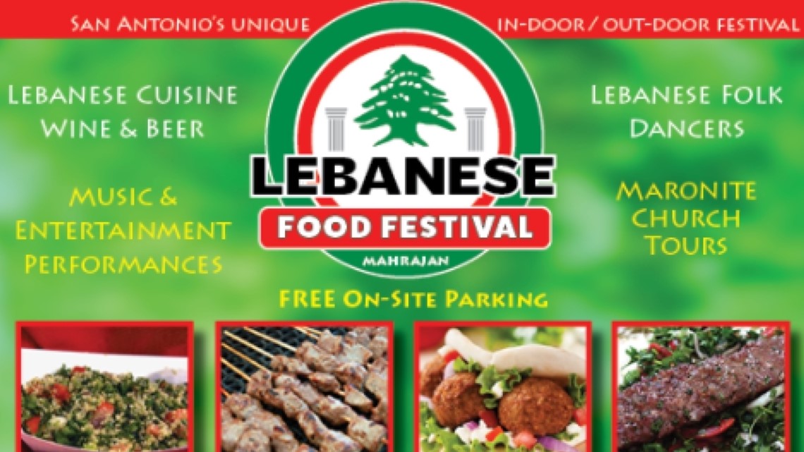 Need weekend plans? The Lebanese Food Festival is happening in San