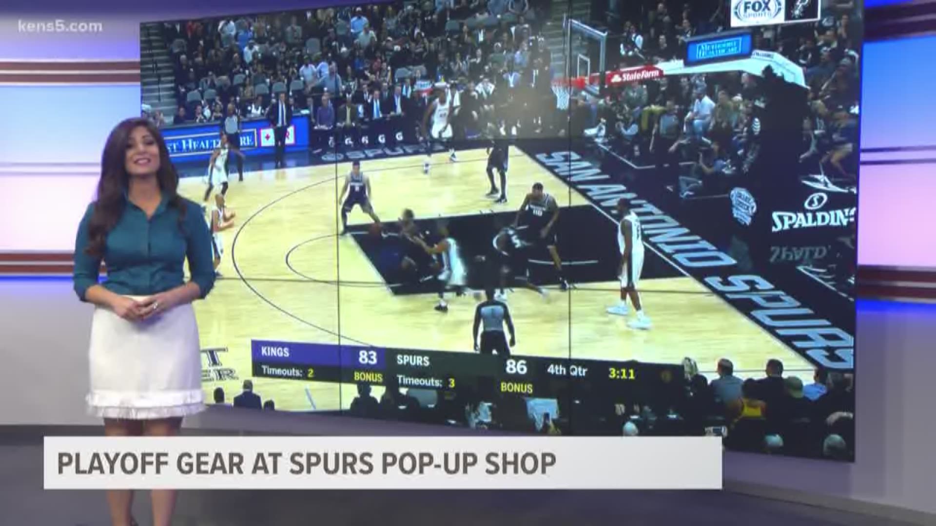 Spurs fans can now get their gear at a new "Pop-Up" shop.