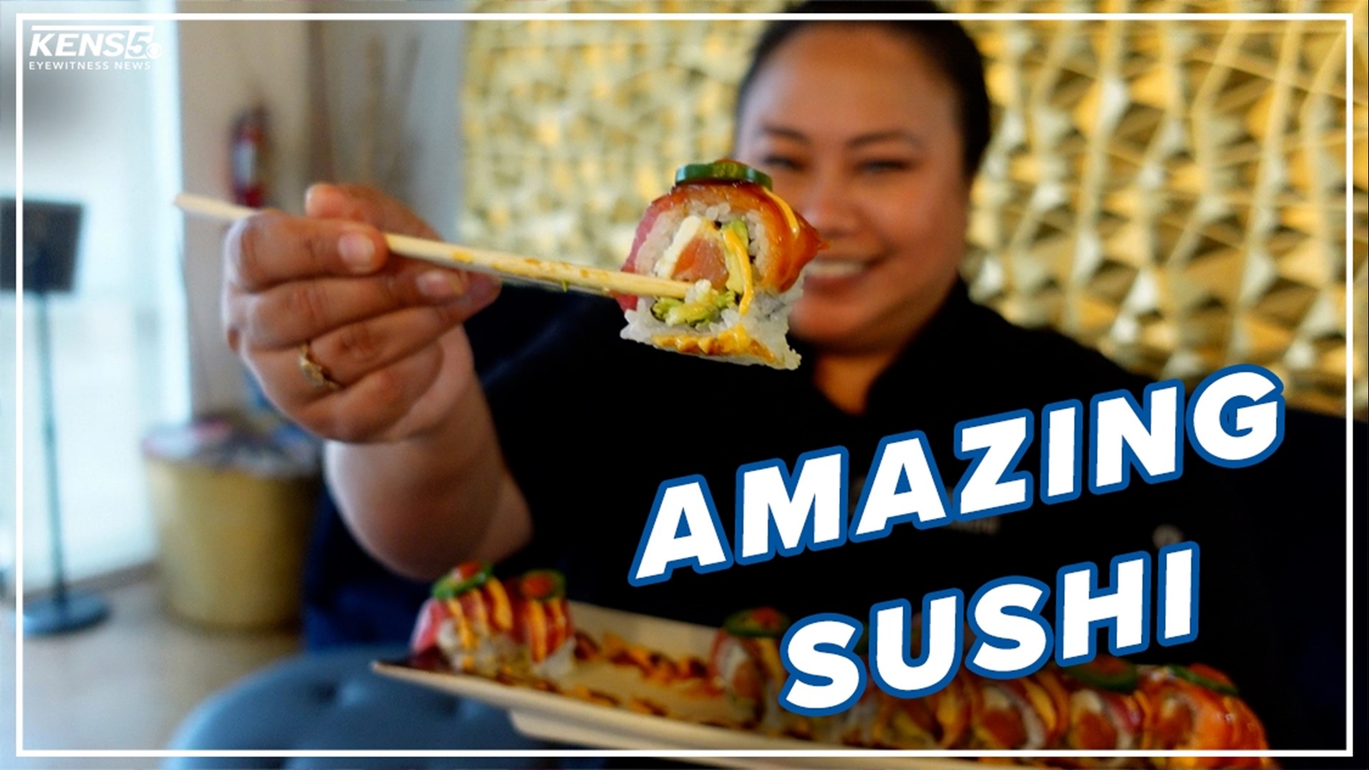 Their talents shine in their food, especially in the sushi.