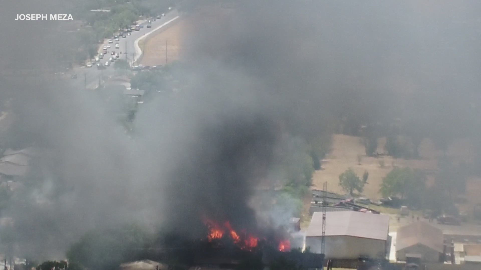 One of those fore destroyed a vacant apartment complex.