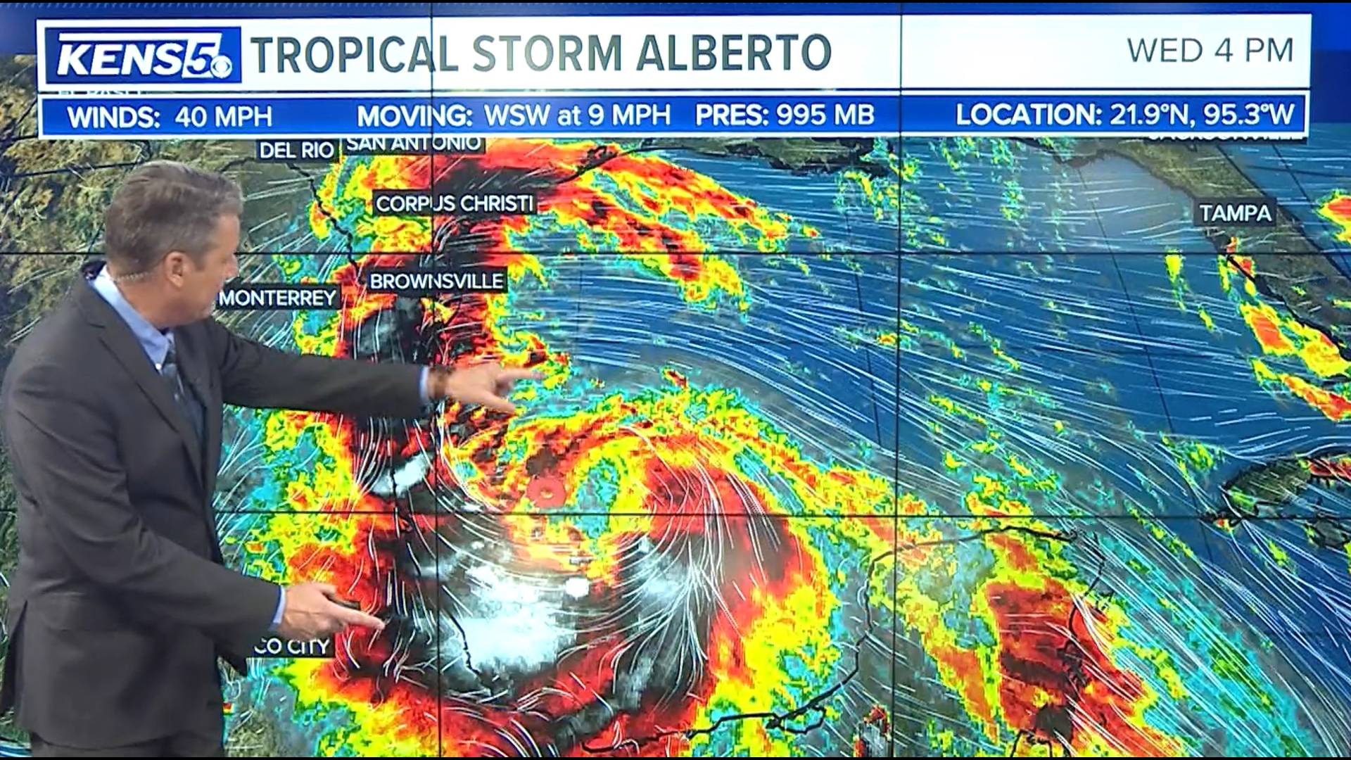 TRACKING ALBERTO: The tropical storm likely to reach Mexican Coast tonight or early tomorrow