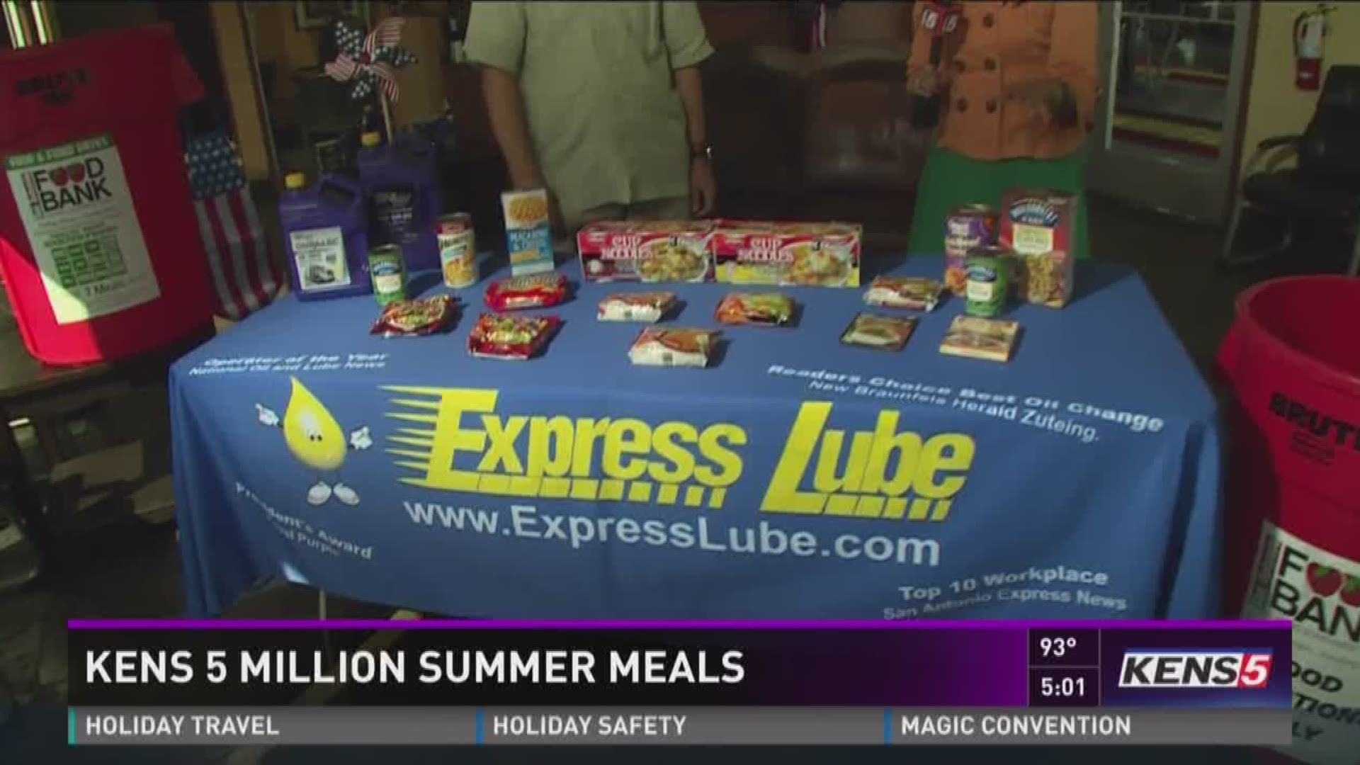 KENS 5 Million Summer Meals at 5