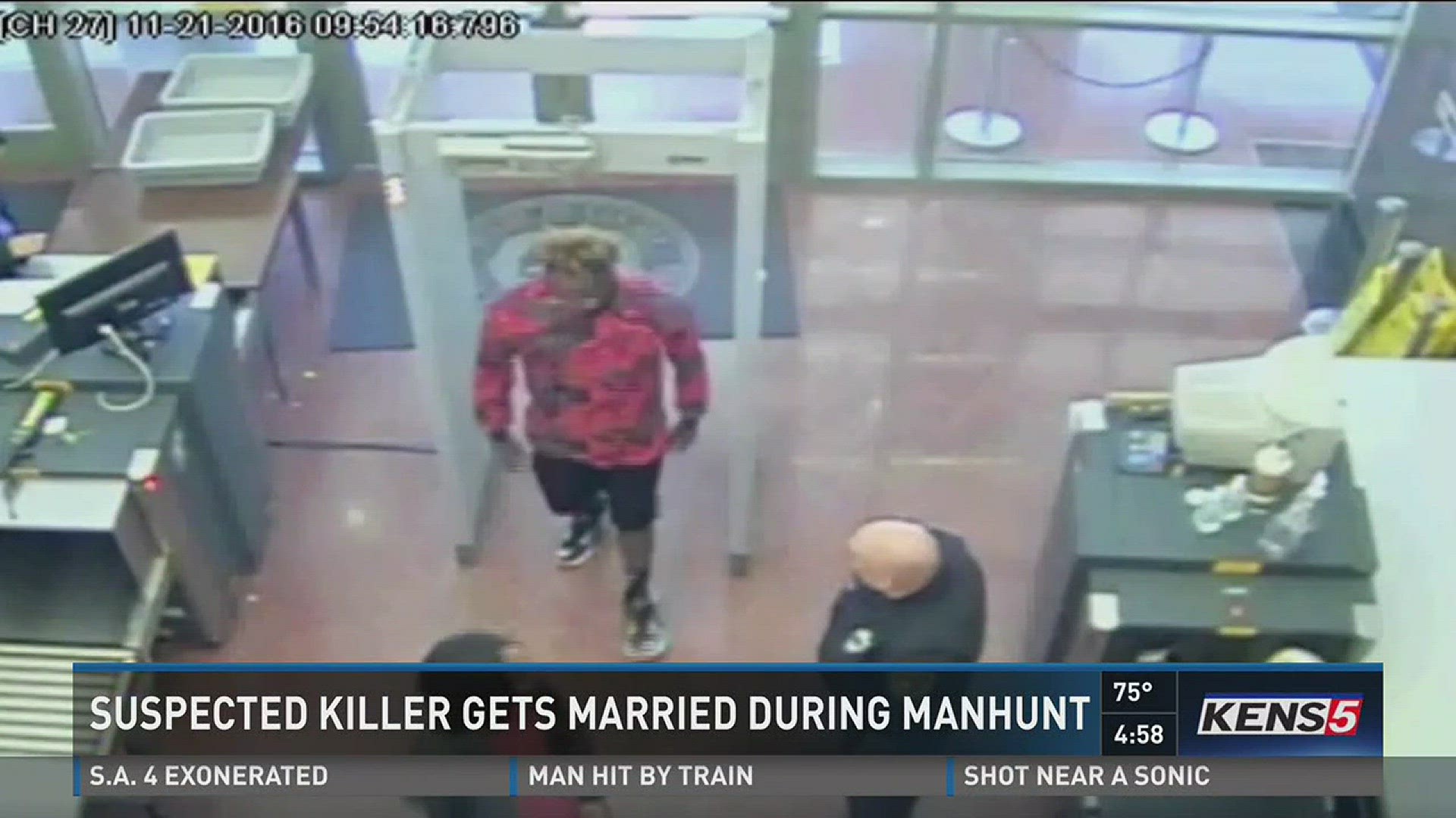 Suspected killer gets married during manhunt