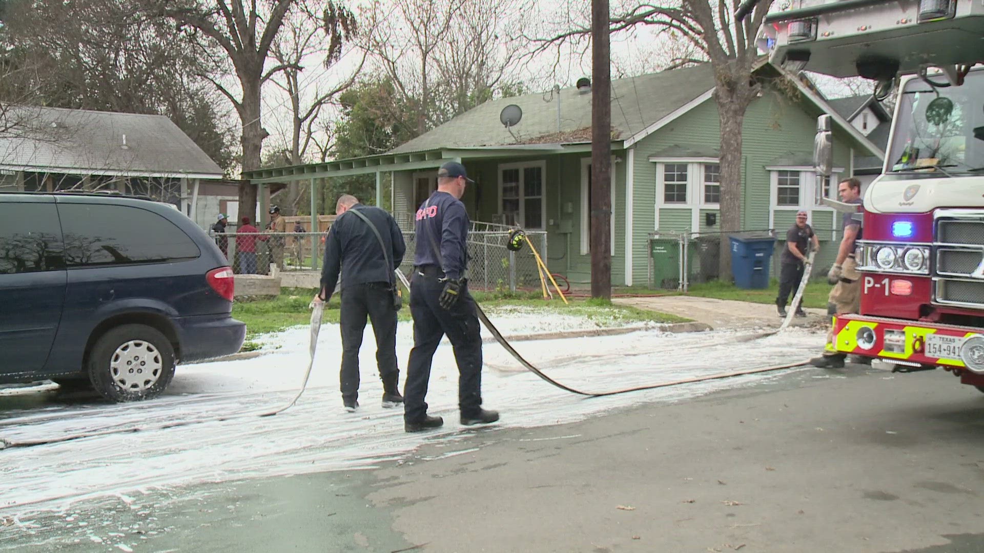 The cause of the fire is believed to be accidental, due to an electrical issues in the back of the home.