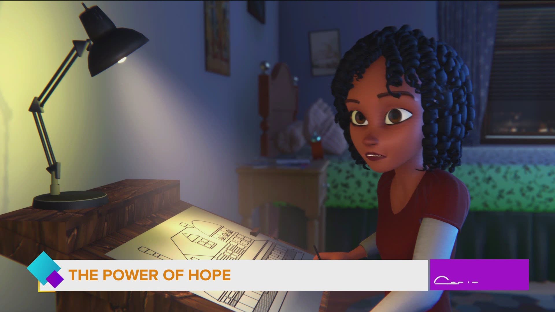 Kalia Love Jones directed and produced an animated short film in hopes of inspiring young kids to achieve their dreams. For more info visit thepowerofhopefilm.com