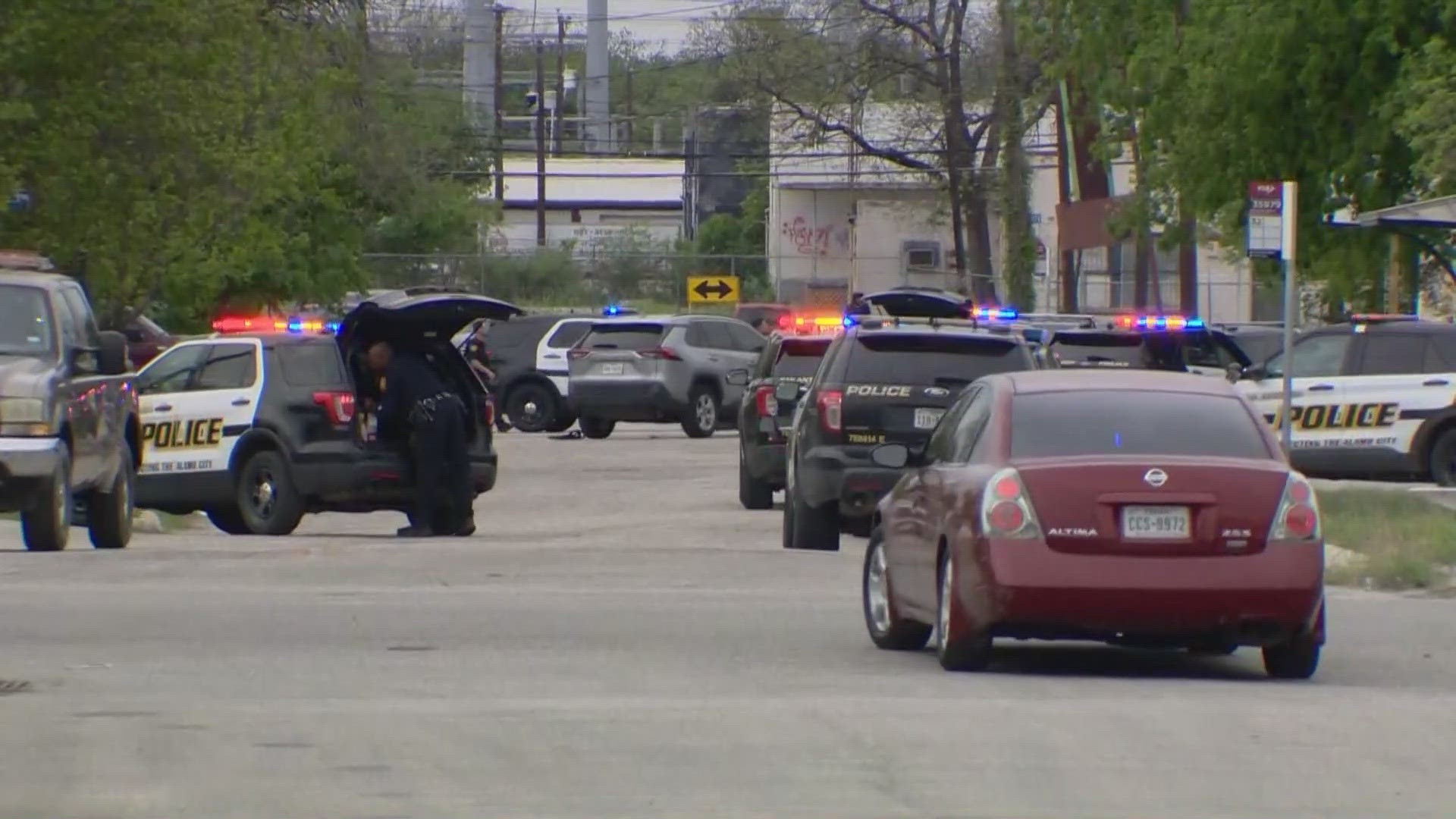 Officers responded to an east-side neighborhood after gunfire at a carwash.