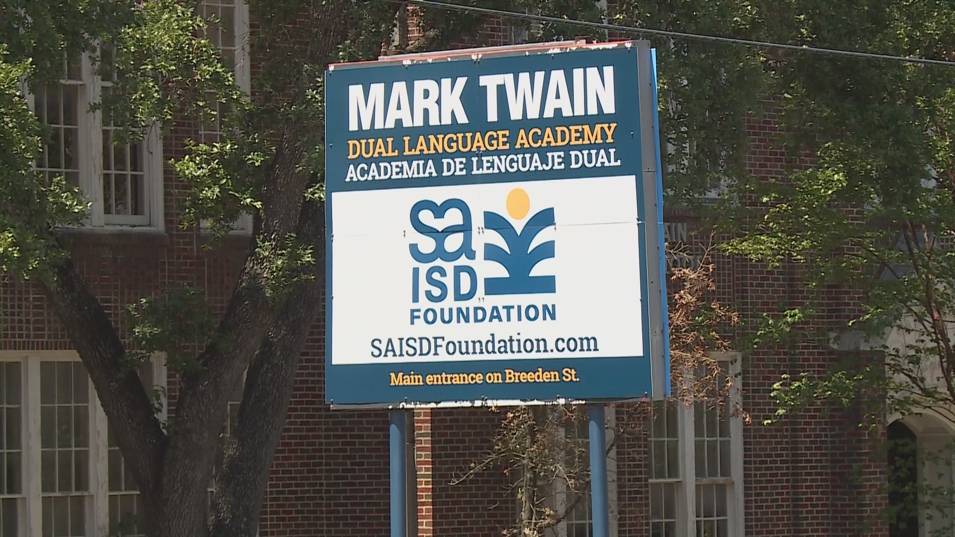 The report says the 63-year-old admitted to police that he made the threat against the Mark Twain Dual Language Academy, but claimed he said it out of frustration.