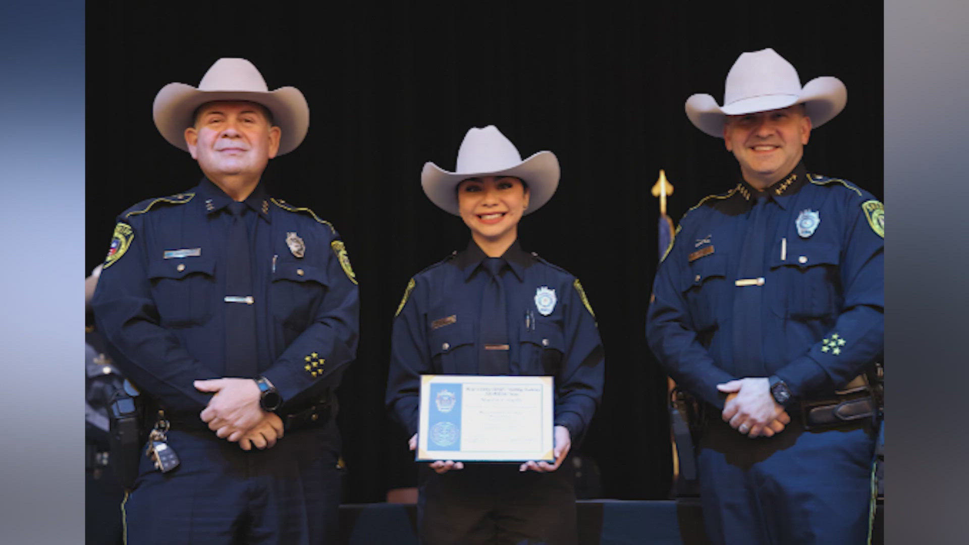 Meredith Portillo was off duty when she, and two passengers, were hit by a vehicle driving in the wrong direction along Interstate 37.