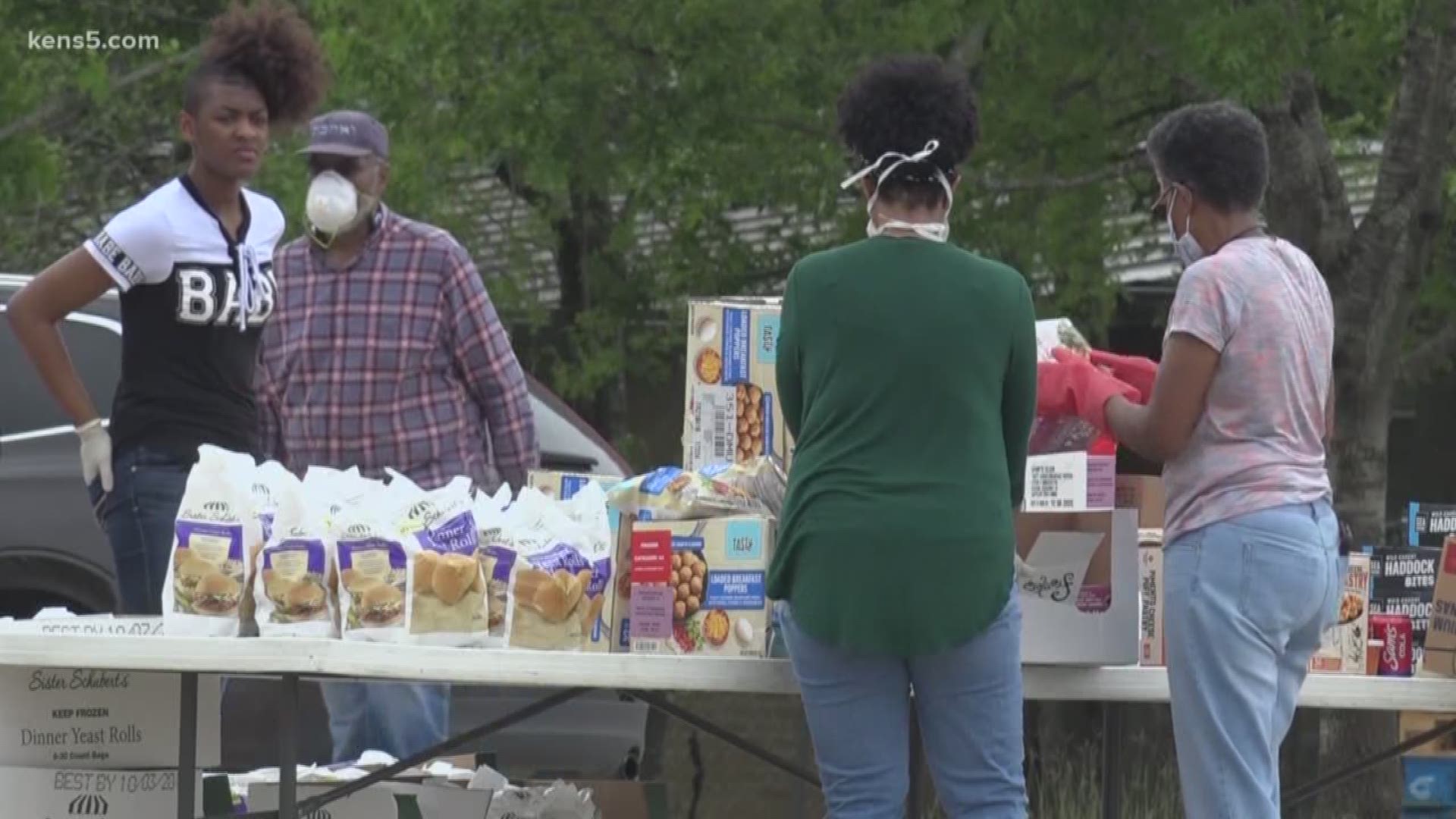 Food Bank officials say they're serving twice as many families as usual, and they expect the number to only rise.