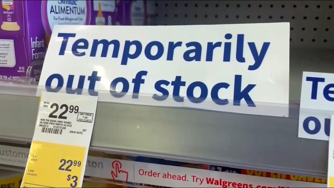 Texas is still seeing a baby formula shortage, and it may not improve in February - Vimarsana News