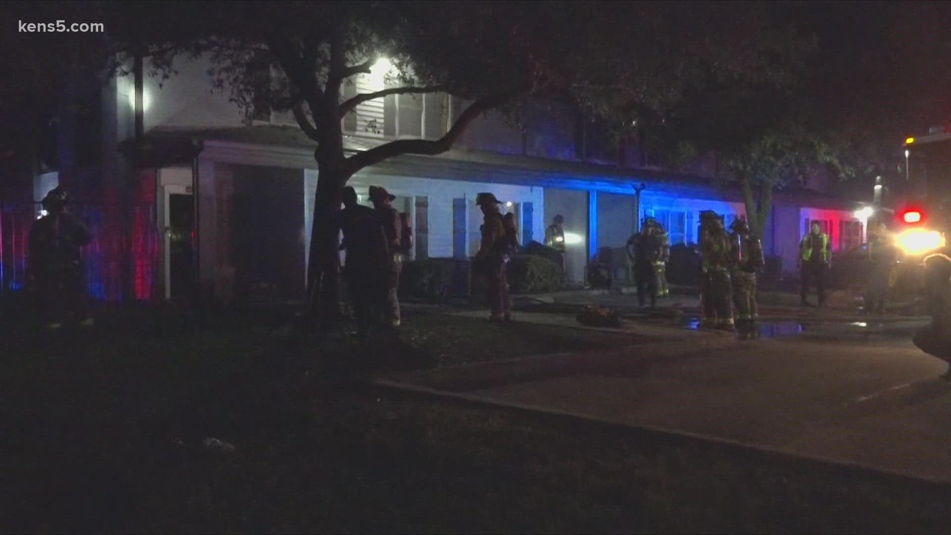 SAFD said thankfully, the fire was contained to a small area. That’s because of some fire walls installed in the apartments.