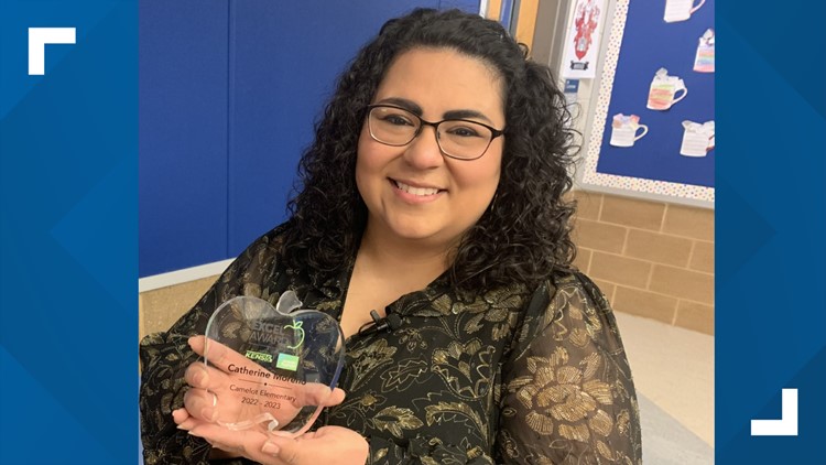Catherine Moreno wins KENS 5 EXCEL Award for North East ISD