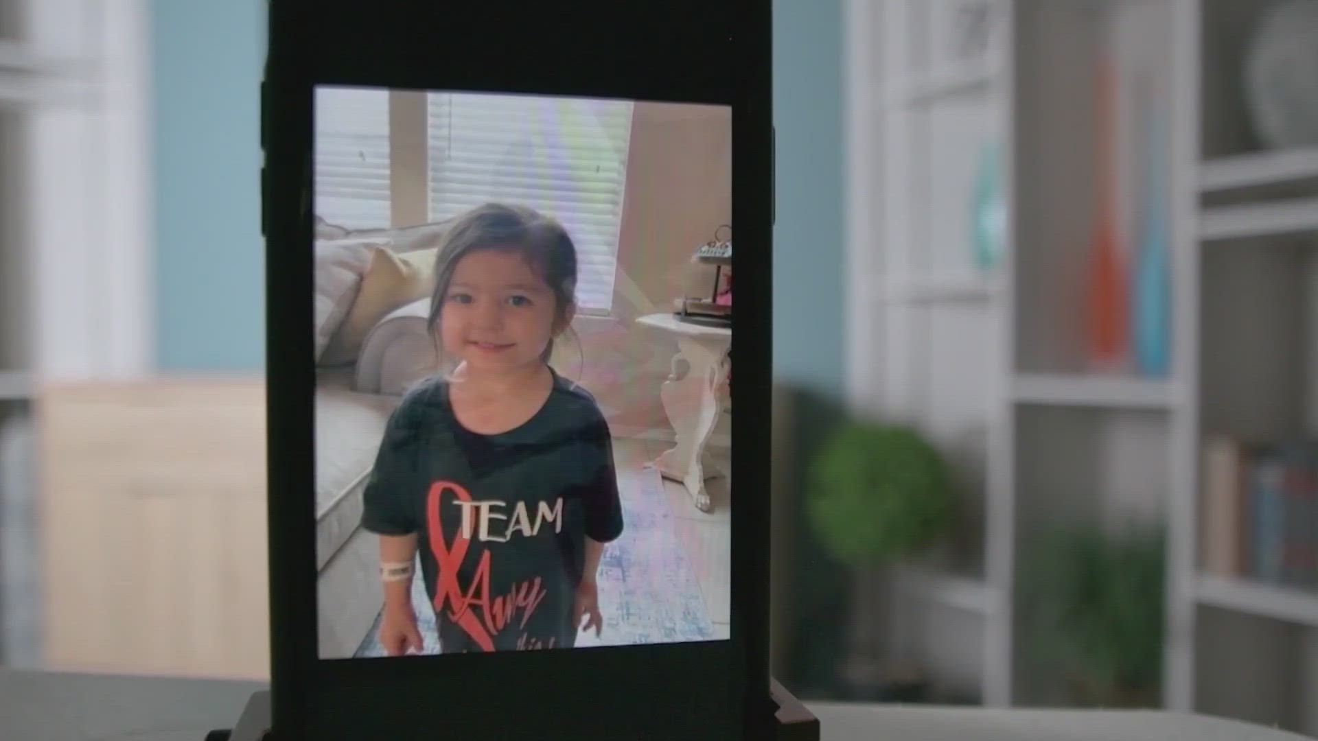 Amy was just two-years-old when she was diagnosed with cancer.