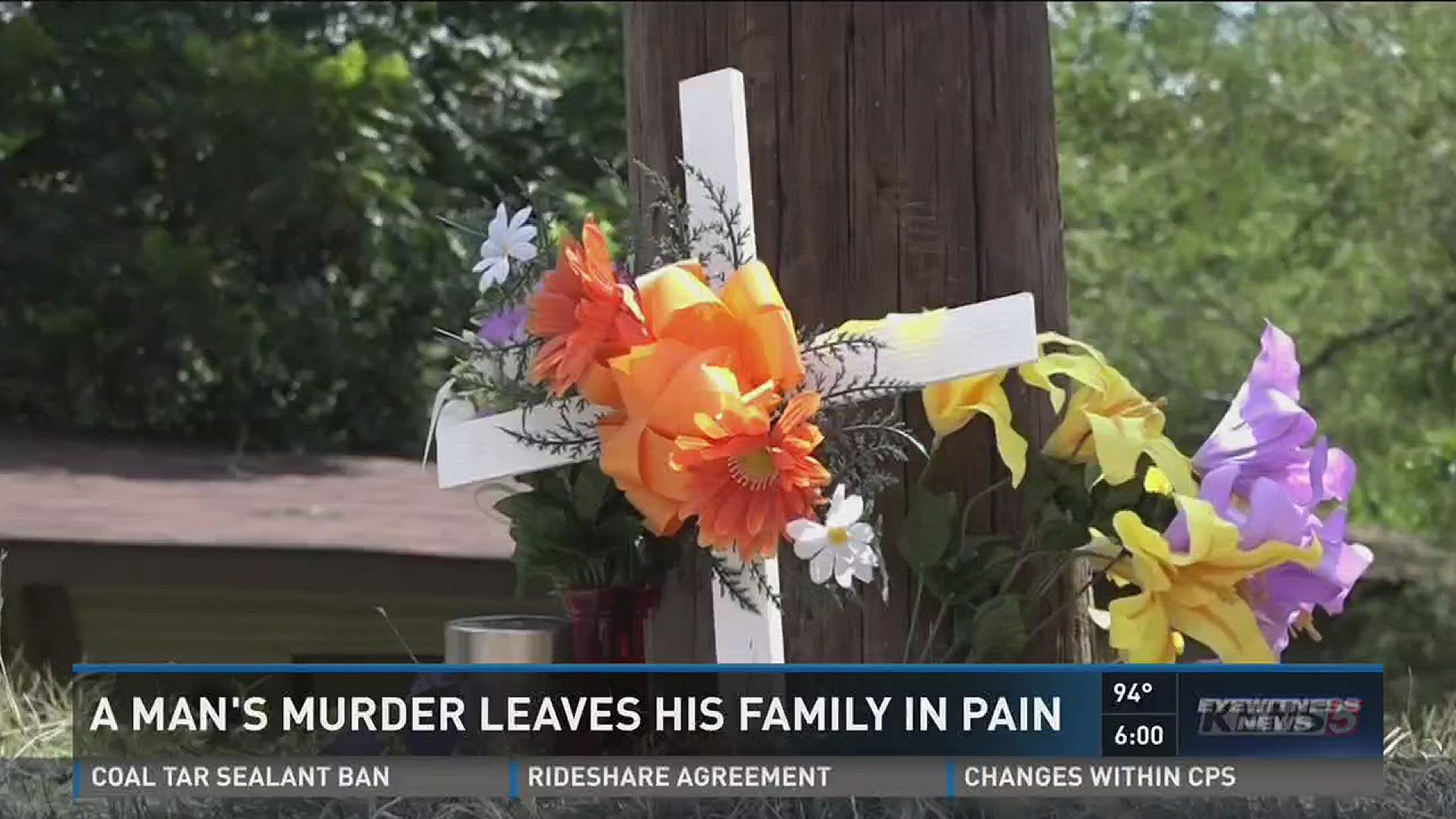 A man's murder leaves his family in pain