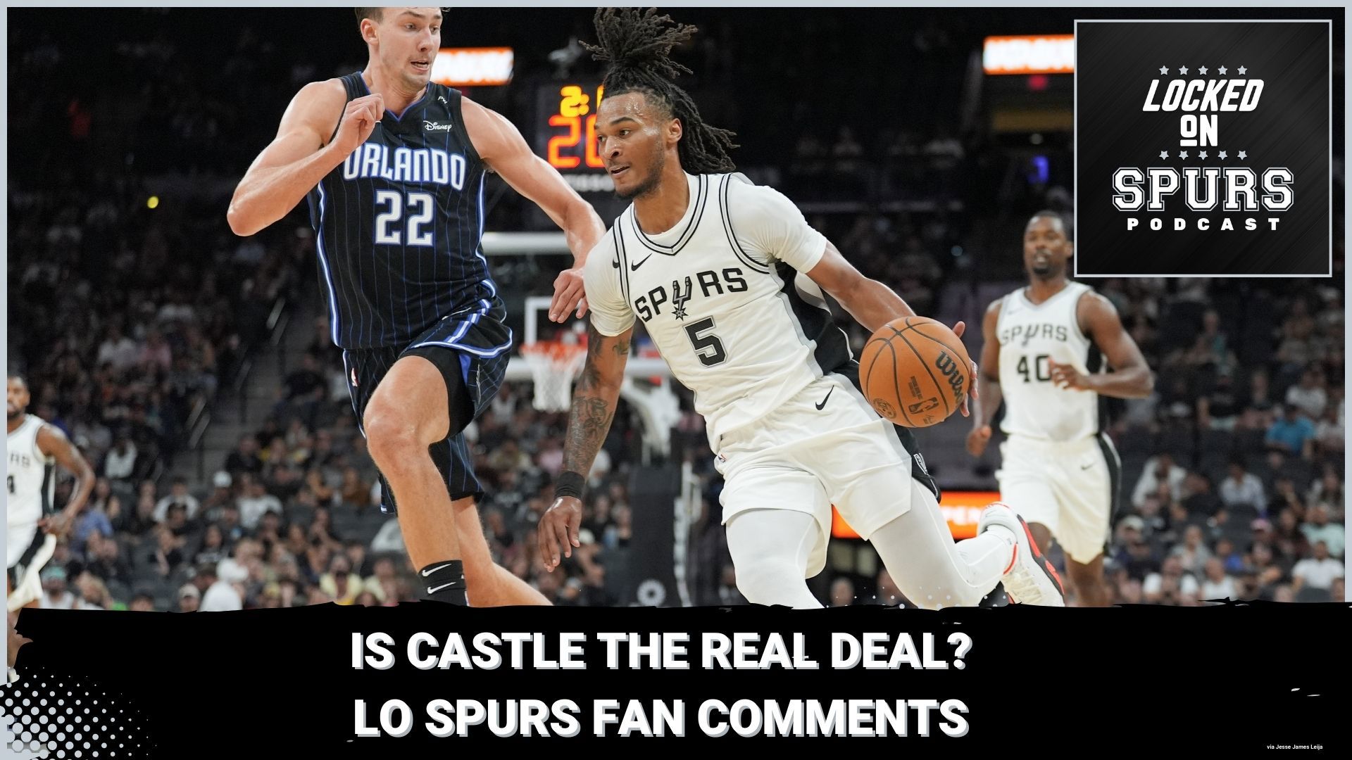 Castle's poise impresses early in San Antonio Spurs games.