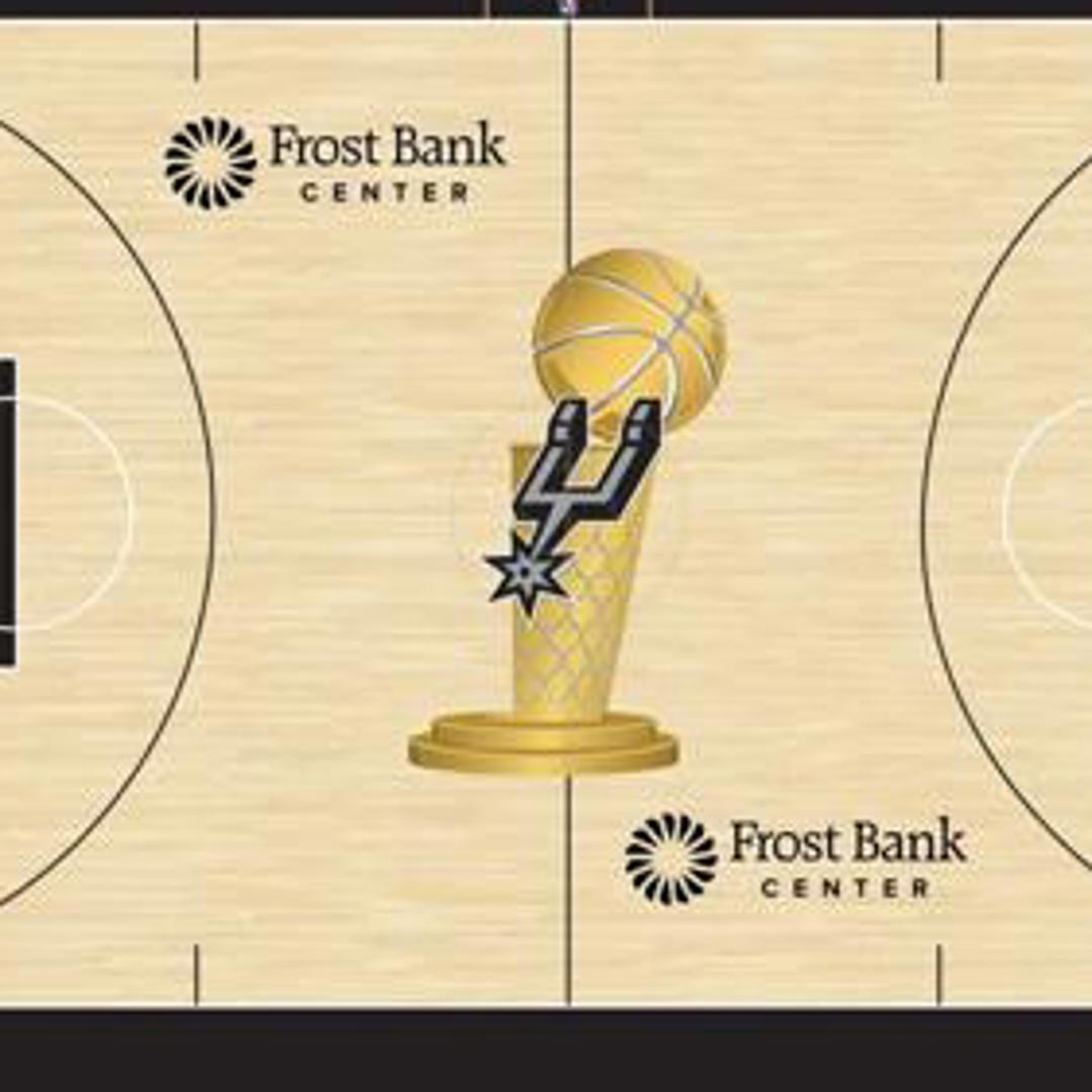 NBA brings back iconic Larry O'Brien Trophy logo to center court for