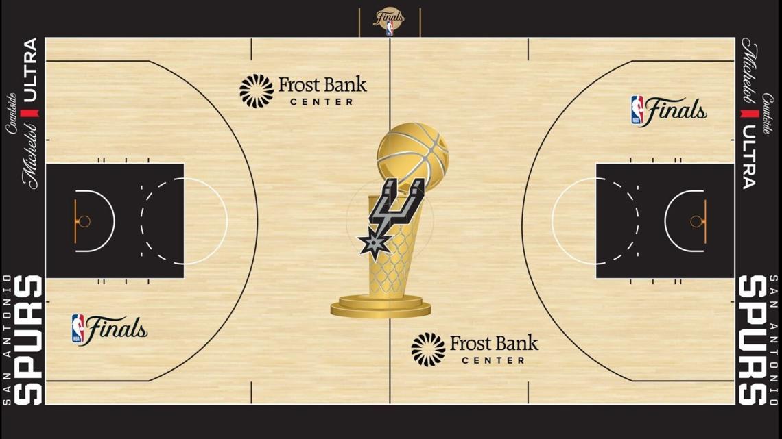 NBA brings back iconic Larry O'Brien Trophy logo to center court for 2026 Finals in San Antonio, New York