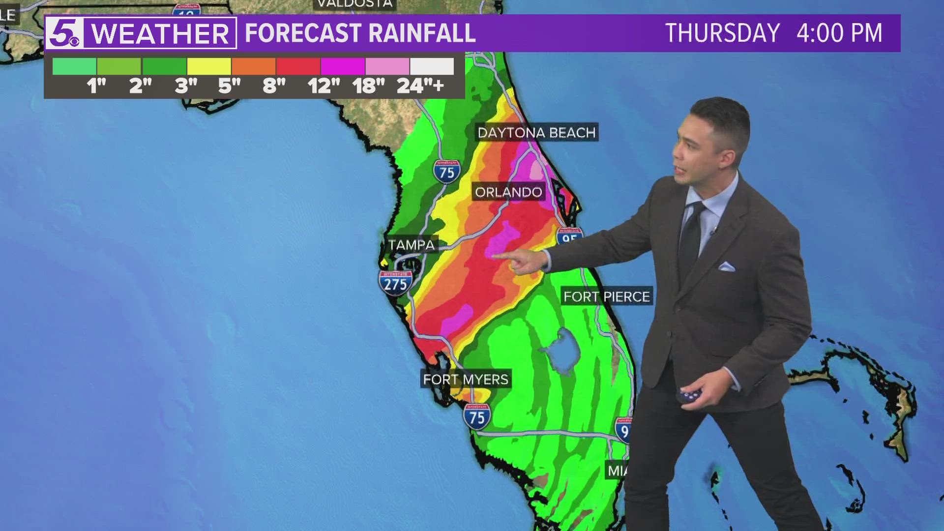 1218 feet of storm surge possible from Hurricane Ian