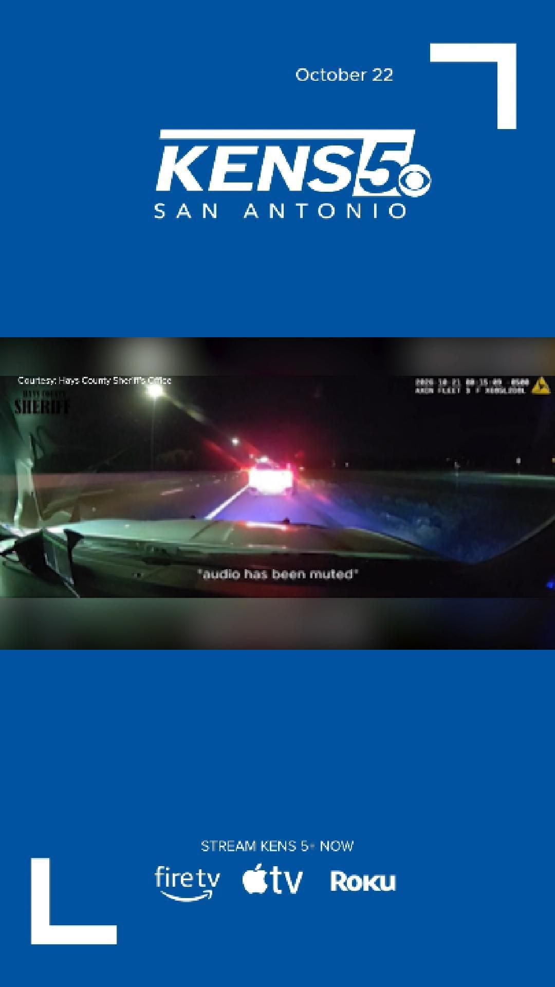 Car Stop Video shows car clip patrol vehicle during traffic stop | kens5.com