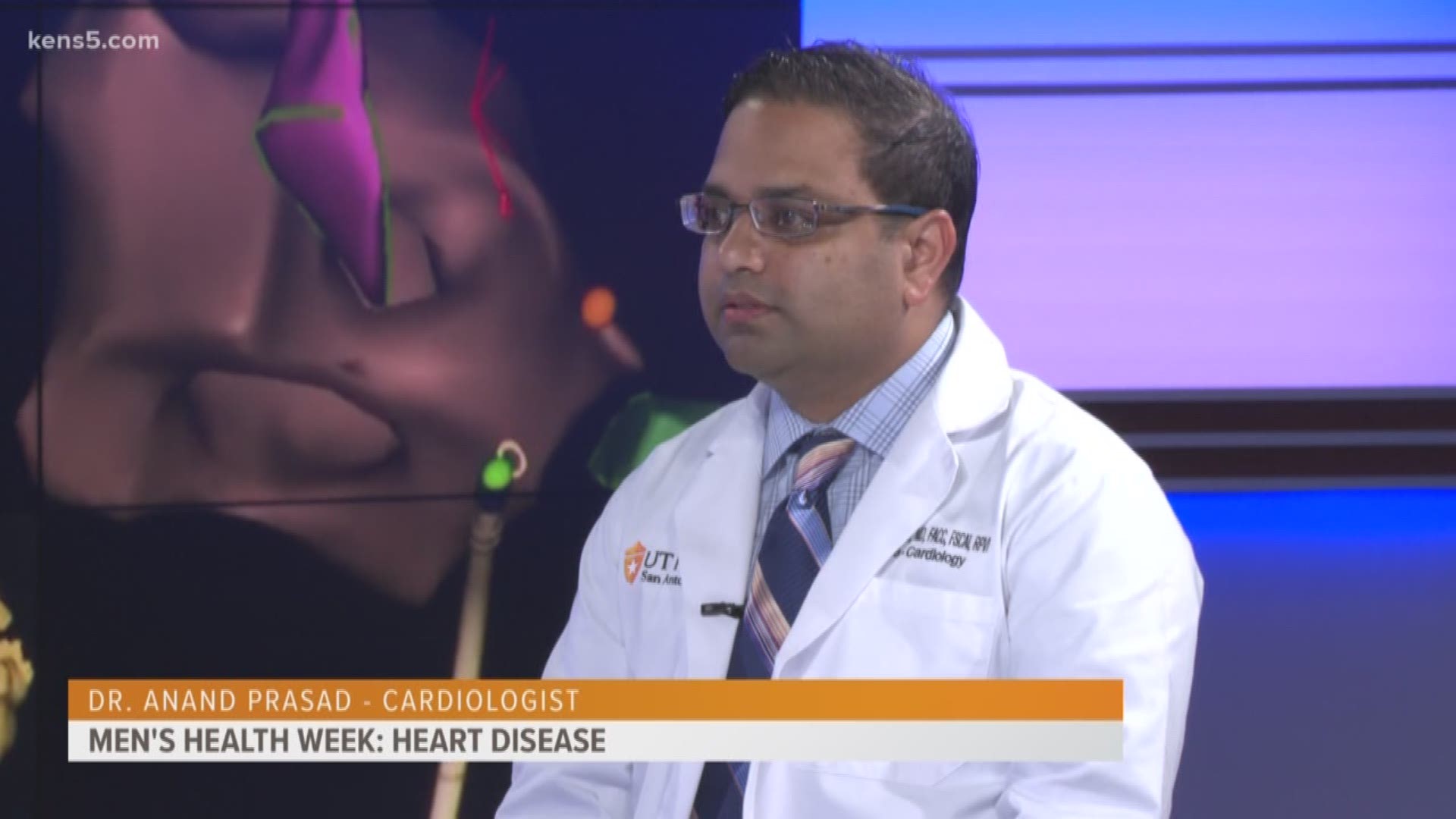 Heart disease is the leading cause of death in the United States. Cardiologist, Dr. Anand Prasad visits the KENS 5 studios to talk about risk factors for heart disease.