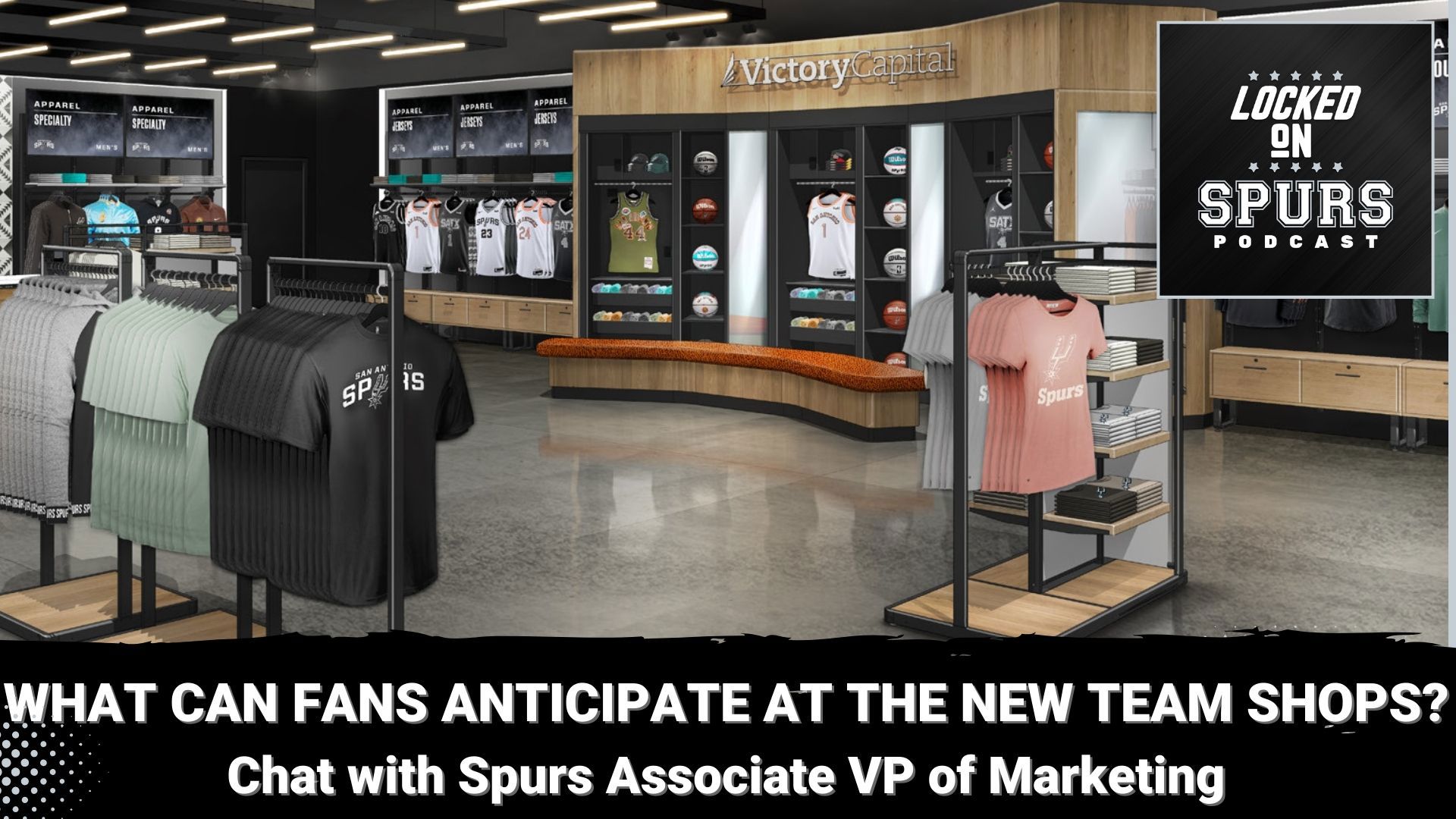 There will be plenty for Spurs fans at the team fan shops this upcoming season.