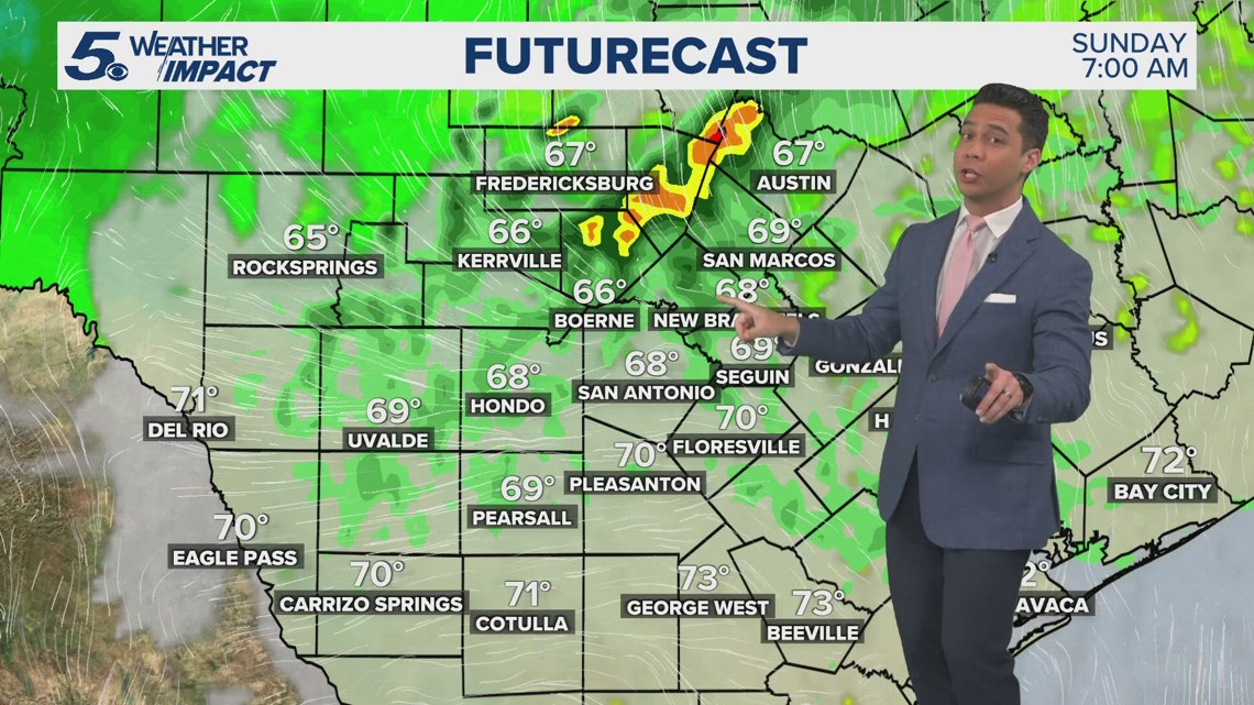 Clear skies in San Antonio before possible storms Sunday | KENS 5 ...