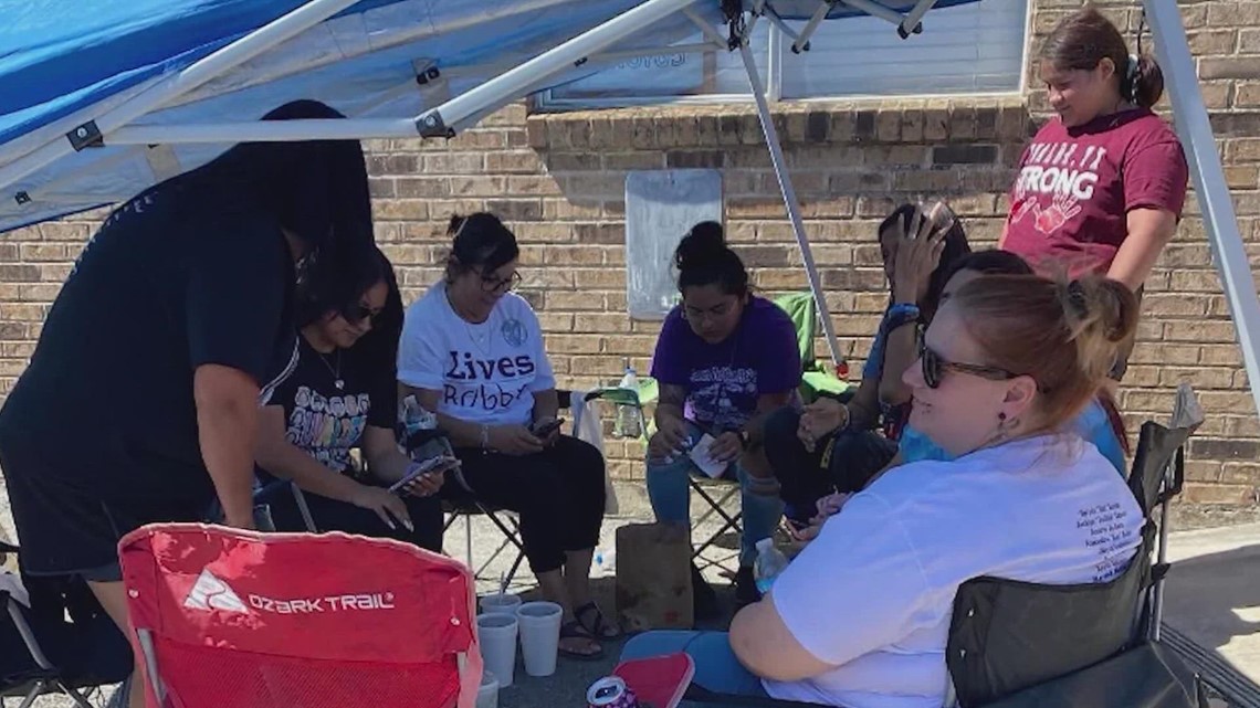 'It's a slap in the face' | Uvalde families occupy school district property, demanding action