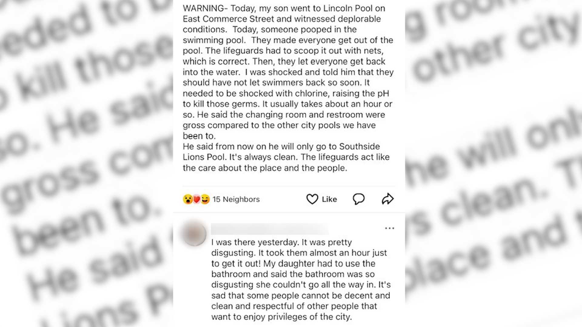 'Somebody defecated in the pool' Here's what happens if someone poops in a city pool