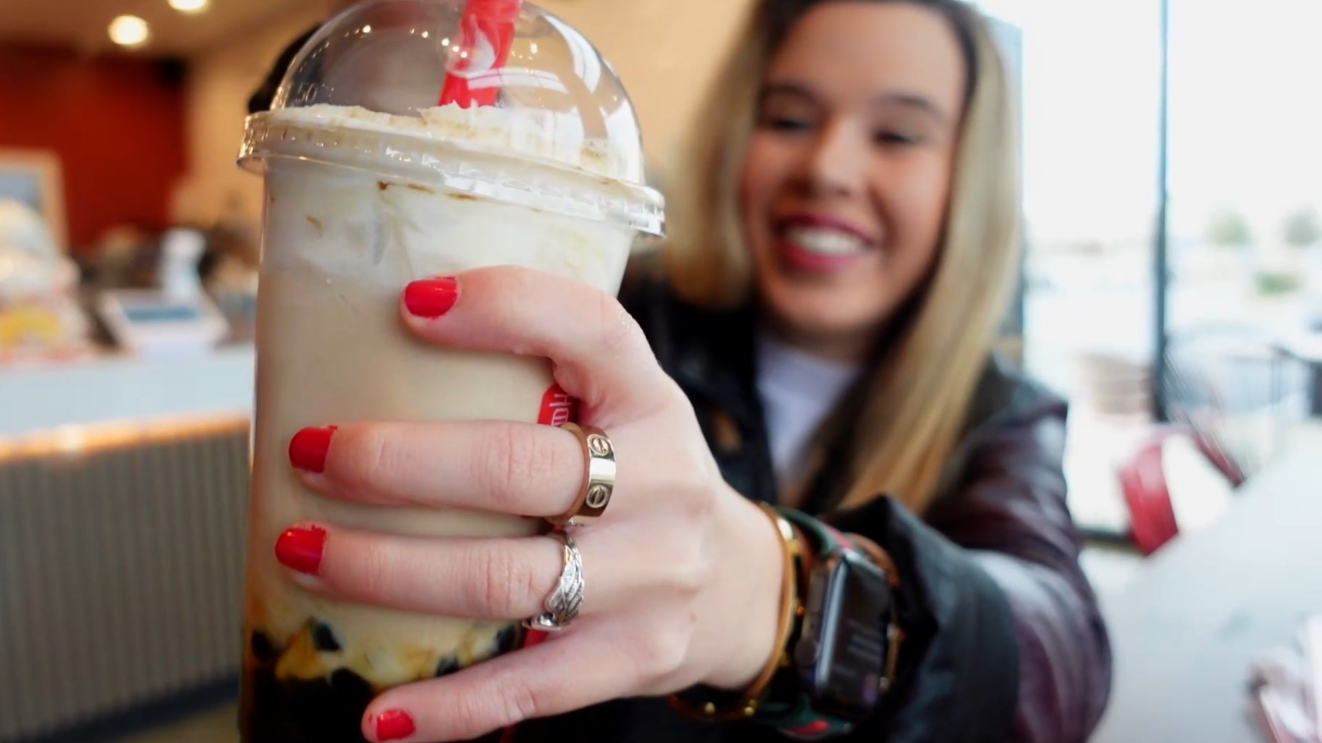 Gong Cha in San Antonio, Texas has several bubble teas