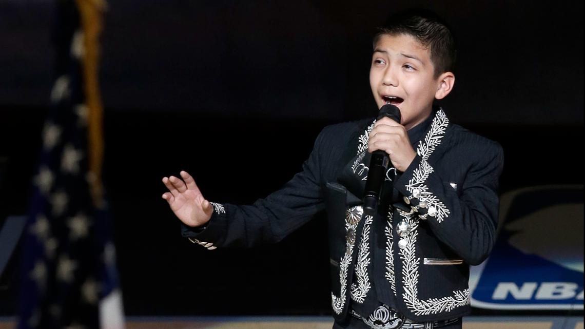 Local mariachi artist returns to perform National Anthem ahead of Spurs' Game 3 matchup in San Antonio