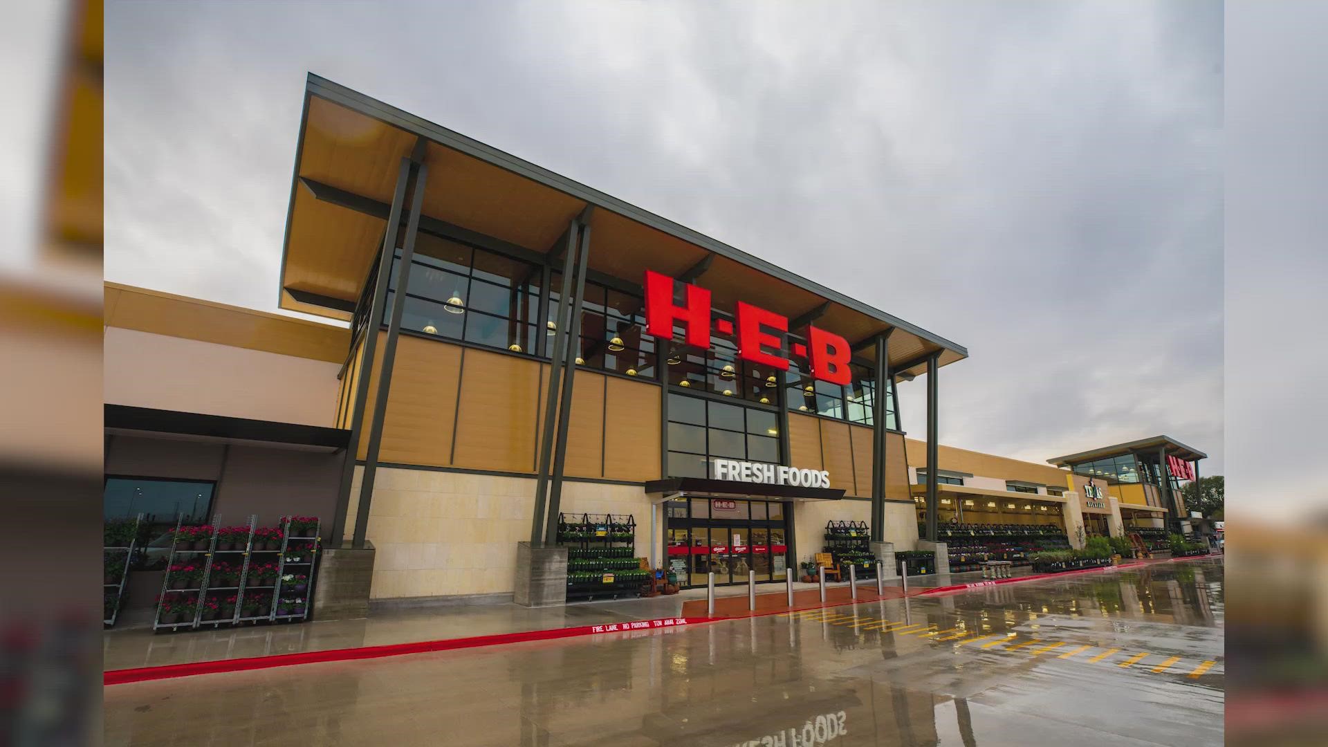 Staff and H-E-B leadership held a grand opening for the new store Tuesday.