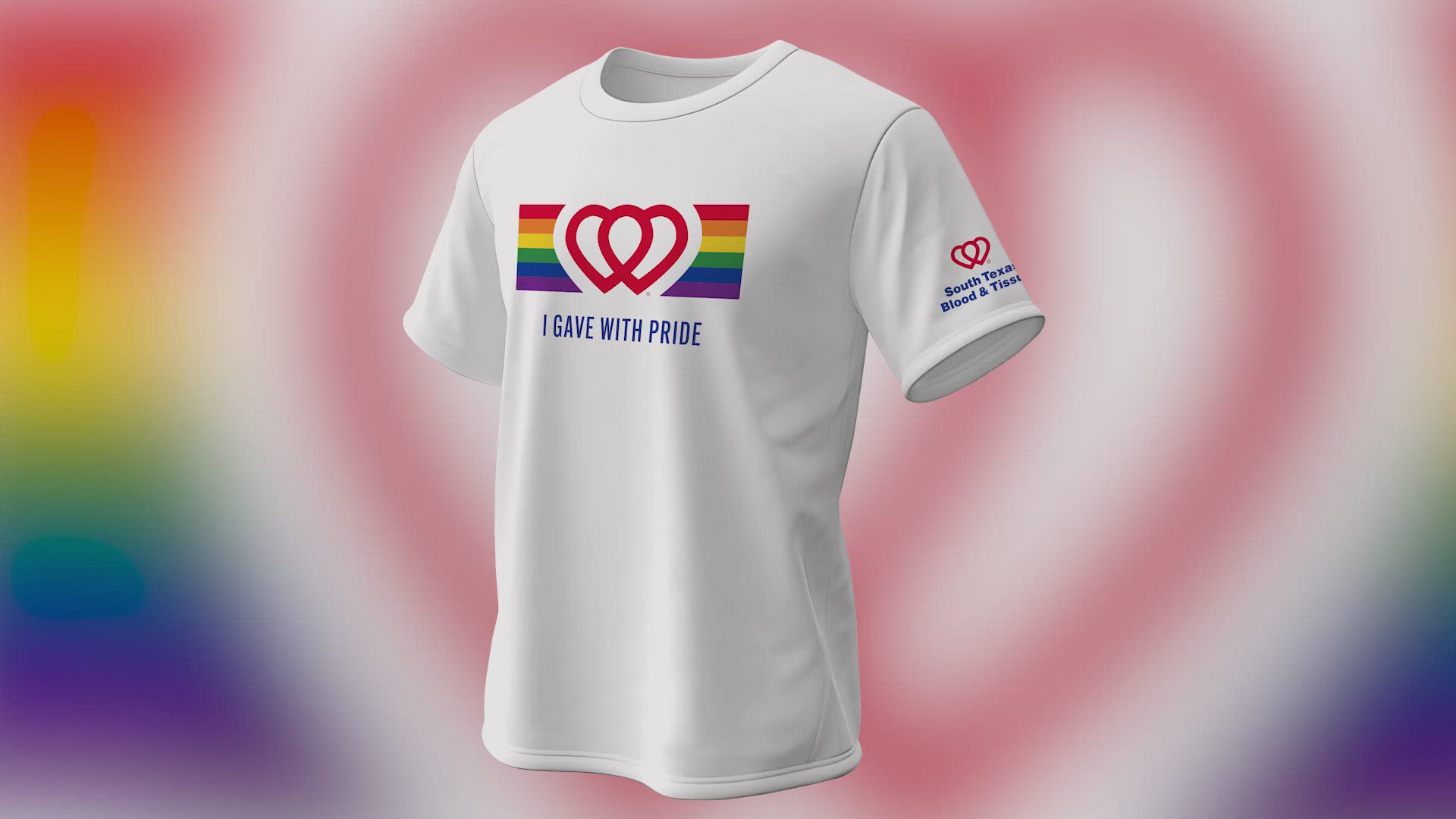All donors will receive a special edition PRIDE t-shirt.