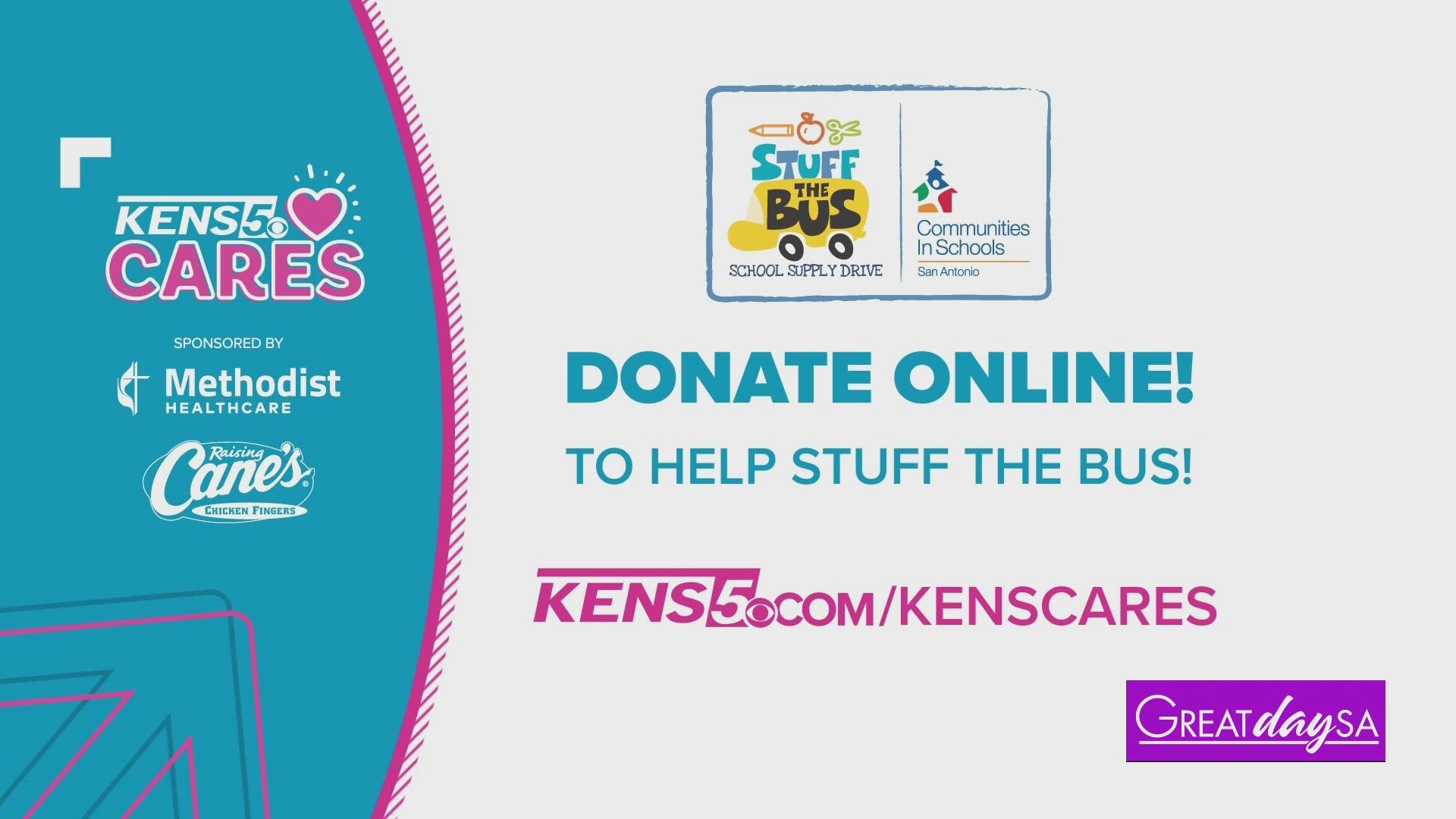 In this KENS Cares initiative, we're encouraging San Antonians to Stuff The Bus ahead of the upcoming school year.