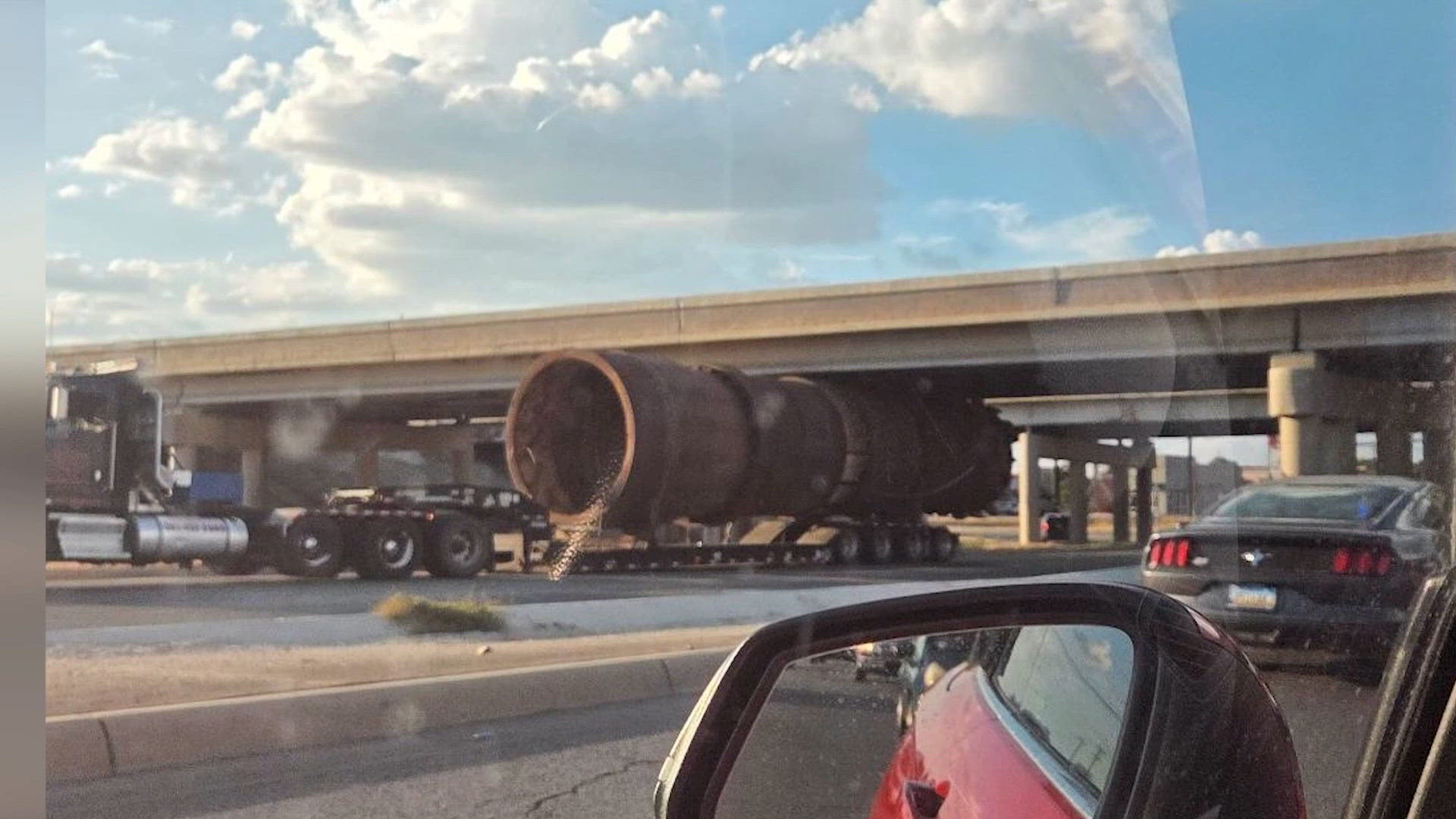Block Repeat Example Semi hauling metal cylinder strikes Loop 410 bridge on south side, SAPD ...