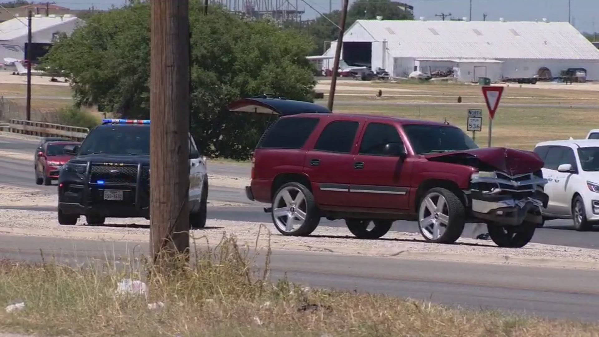 Police said the suspect fired into a residence, crashed during a pursuit, and exchanged gunfire with officers before he was apprehended on Friday afternoon.