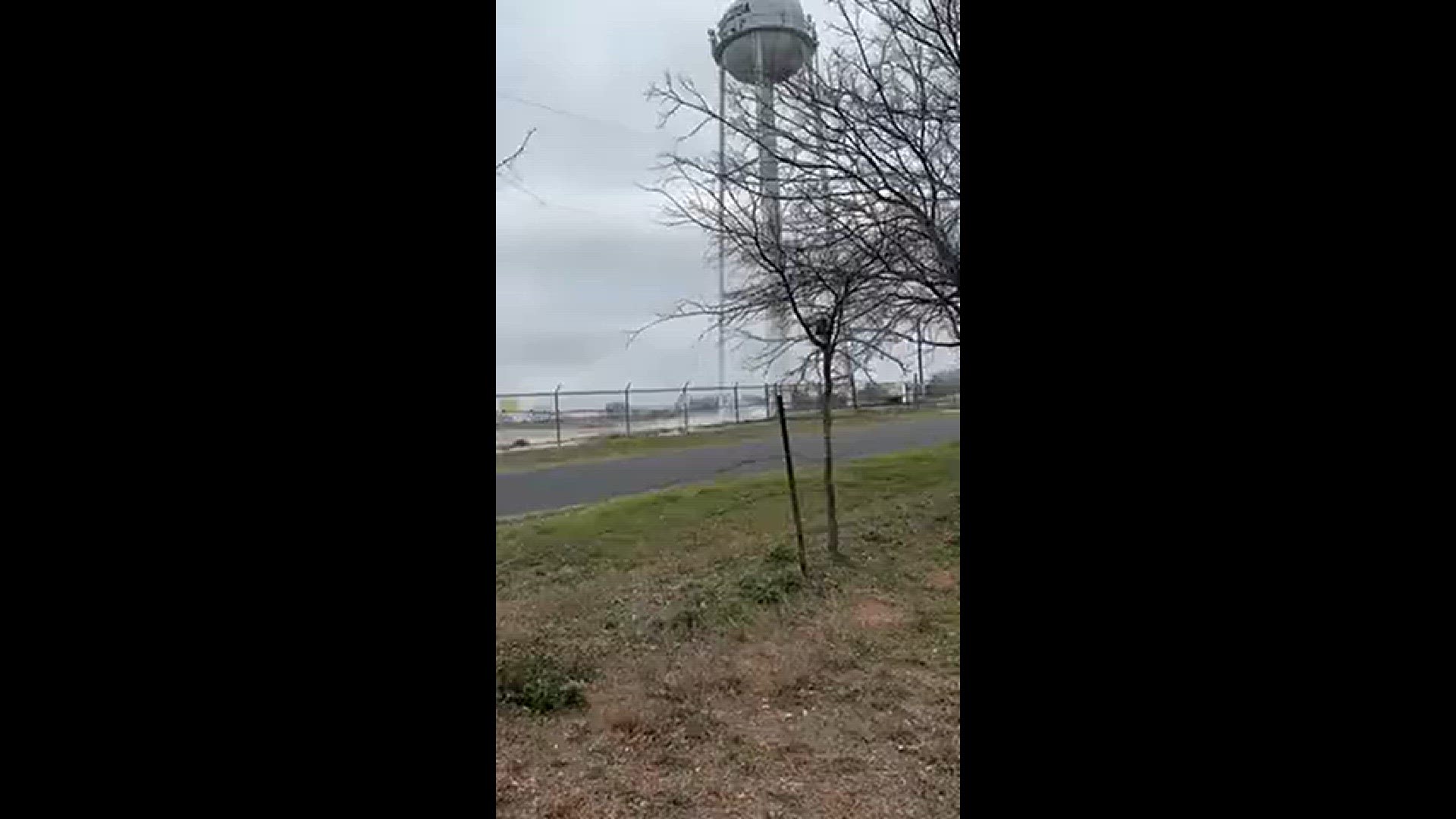 WATER RUSHING OUT OF ATASCOSA RURAL WATER SUPPLY TOWER
Credit: JOHN REYES