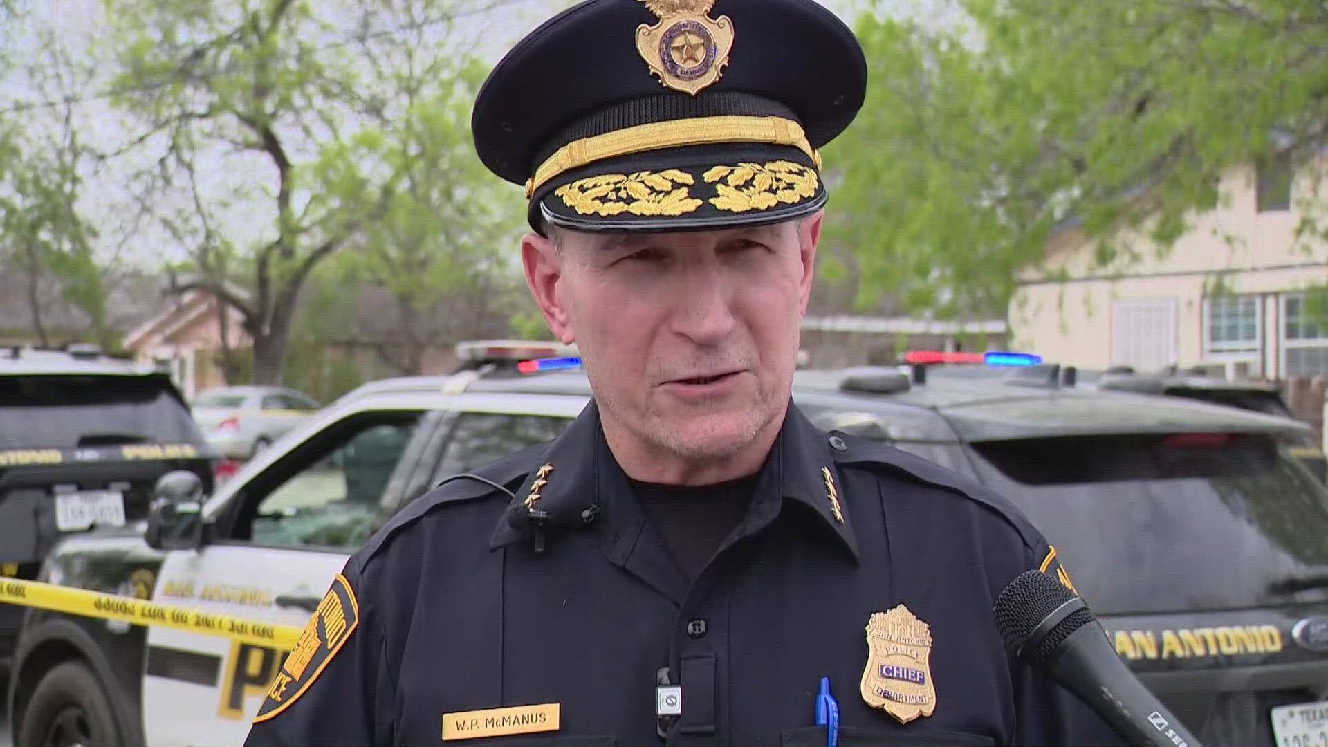 WATCH: Chief McManus is expected to provide details on a shooting involving a police officer on the west side of San Antonio.