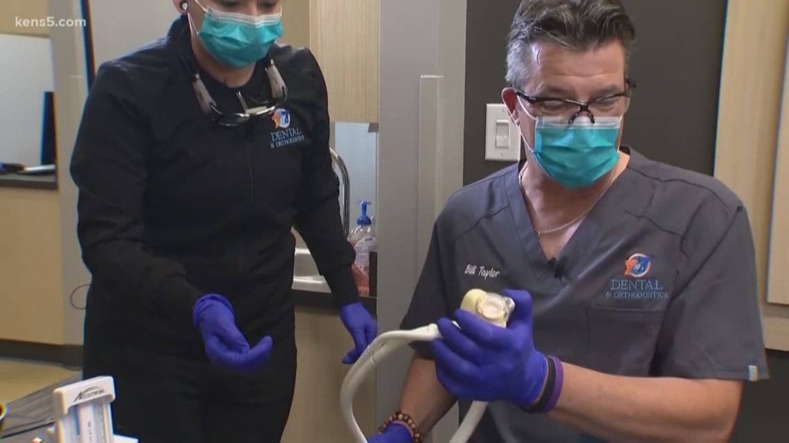 This week, Bill traded in his job as weather chief for that of a registered dental assistant.