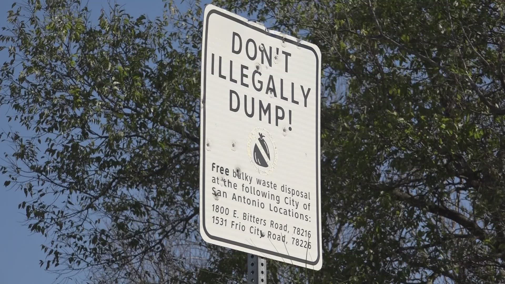 Local residents frustrated with the illegal dumping issue in San Antonio