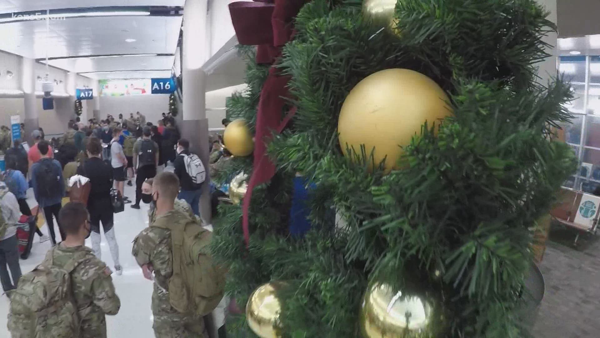 Flights times out of San Antonio International were staggered as the pandemic continues.