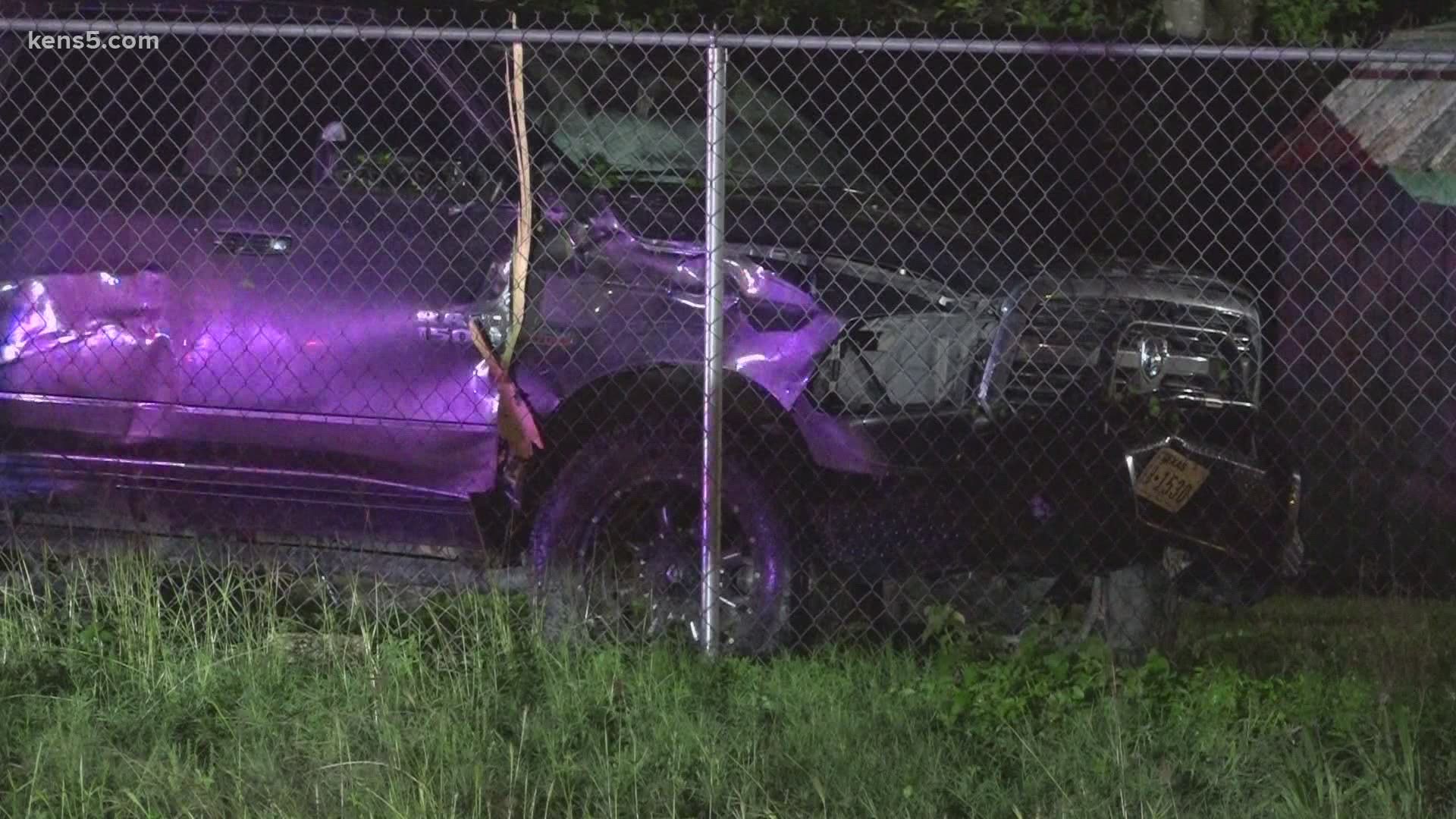 Four people were taken to University Hospital Friday night, including an infant less than 1-year-old, after a multi-vehicle crash on the south side.