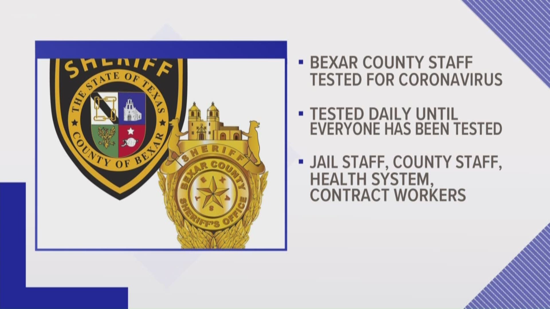 The announcement comes as nearly 60 inmates have tested positive for the coronavirus.