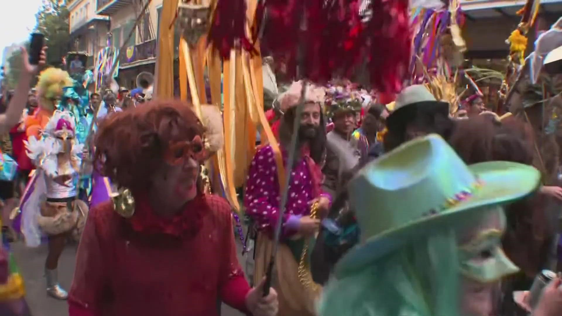 Fat Tuesday celebrations underway in New Orleans